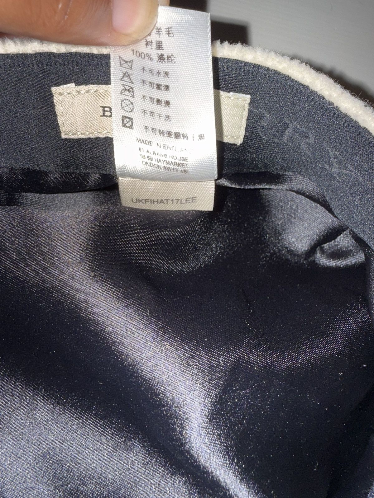 Burberry Burberry Wool Hat Size ONE SIZE - 5 Thumbnail