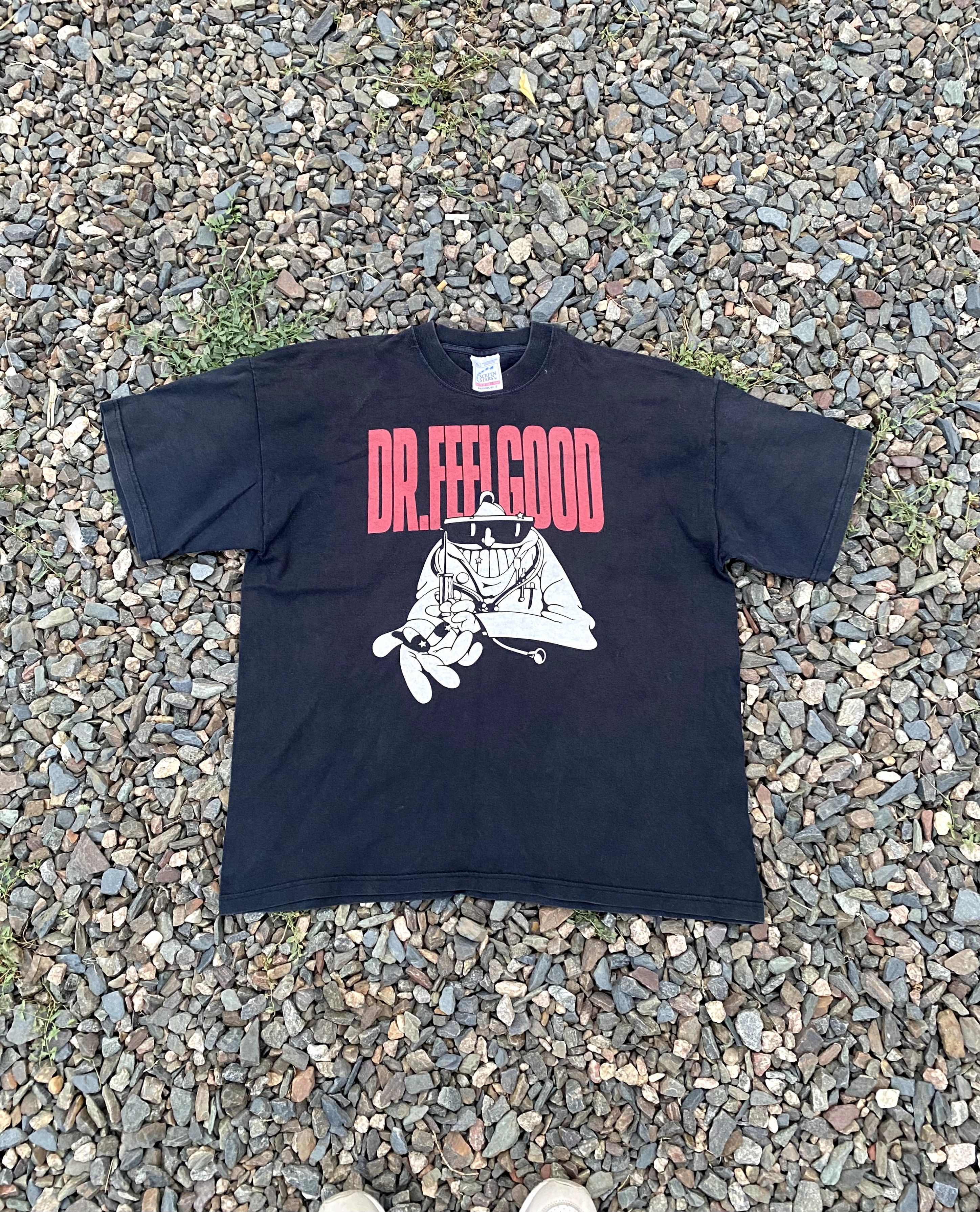 Band Tees Vintage DR.FEELGOOD T-shirt Size L Streetwear Size US L / EU 52-54 / 3 - 1 Thumbnail