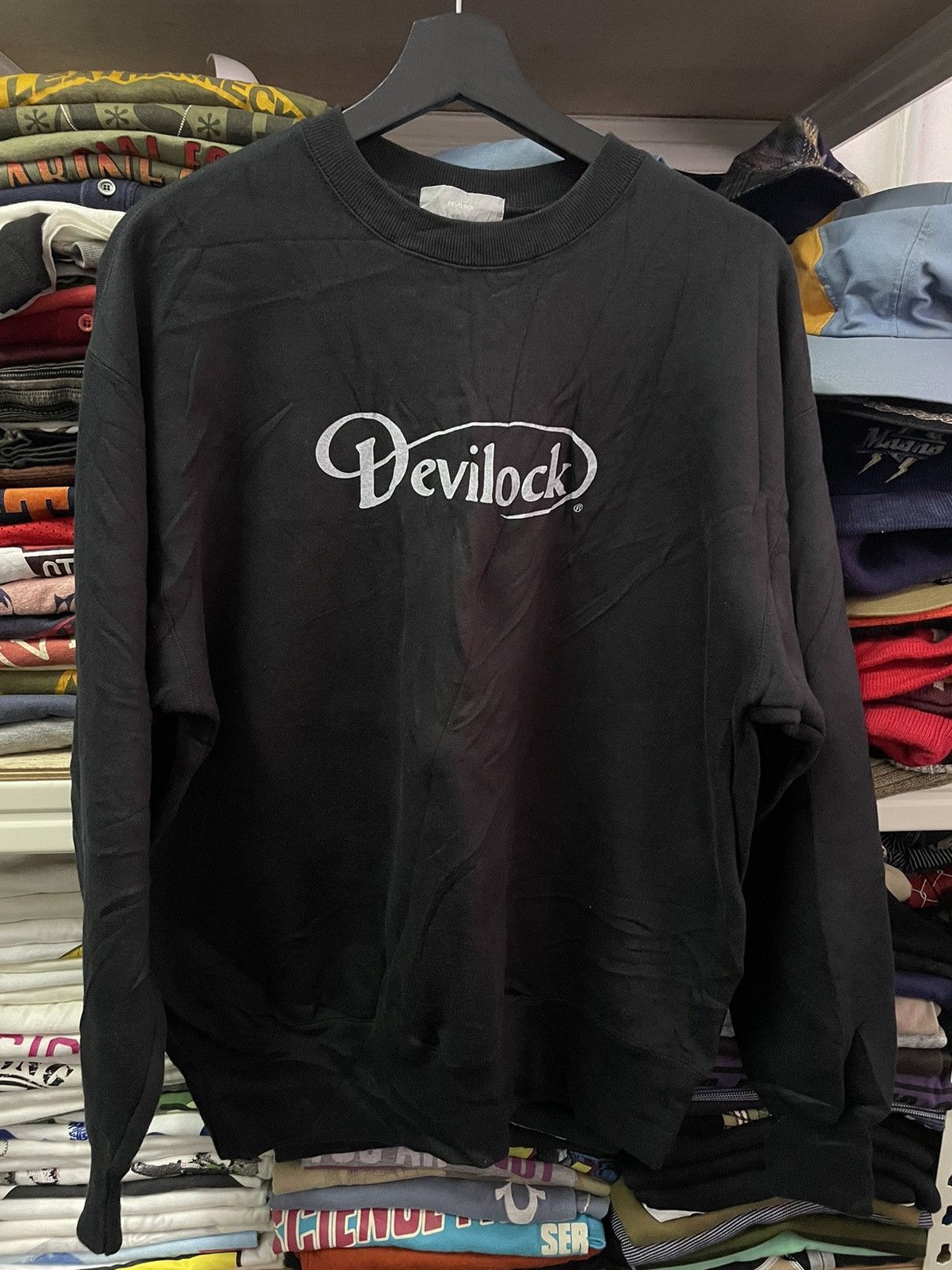Japanese Brand Vintage Devilock Spellout Sweatshirt Size US M / EU 48-50 / 2 - 1 Thumbnail