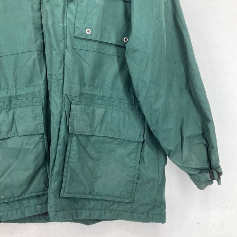 Gap GAP Hooded Nylon Par ka Jacket M Green Vintage Parka Men Lined Fleece Insulated Size US M / EU 48-50 / 2 - 3 Thumbnail
