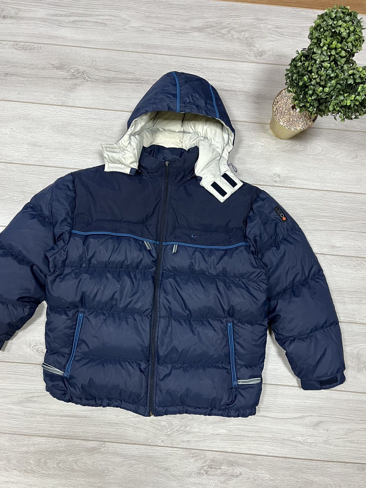 Vintage Nike 1990 vintage puffer down jacket back swoosh Size US M / EU 48-50 / 2 - 6 Thumbnail