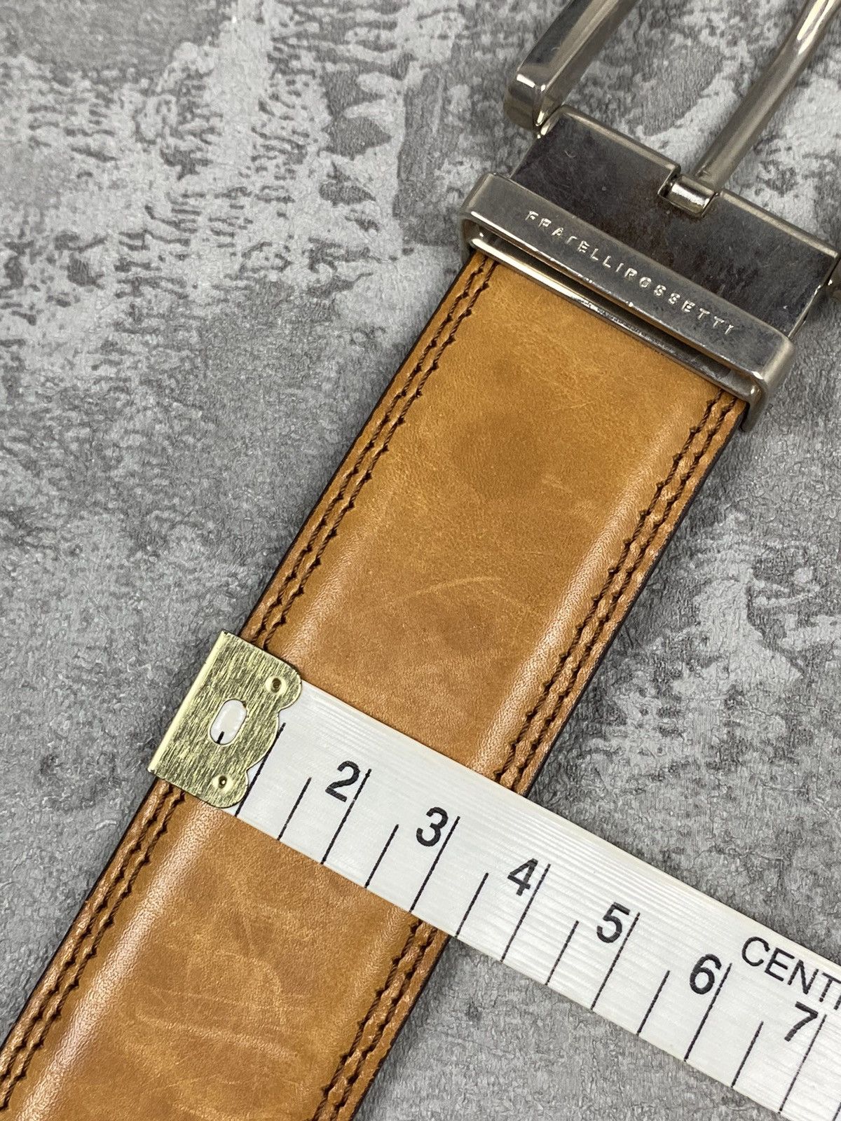 Fratelli Rossetti Brown leather belt made in Italy Size ONE SIZE - 10 Thumbnail