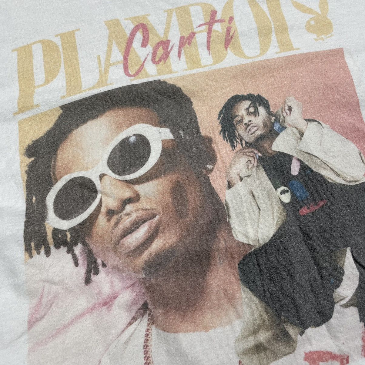 Vintage Vintage 00S PLAYBOI CARTI FACE CREEPY ABSTRACT ANGRY BONES ...