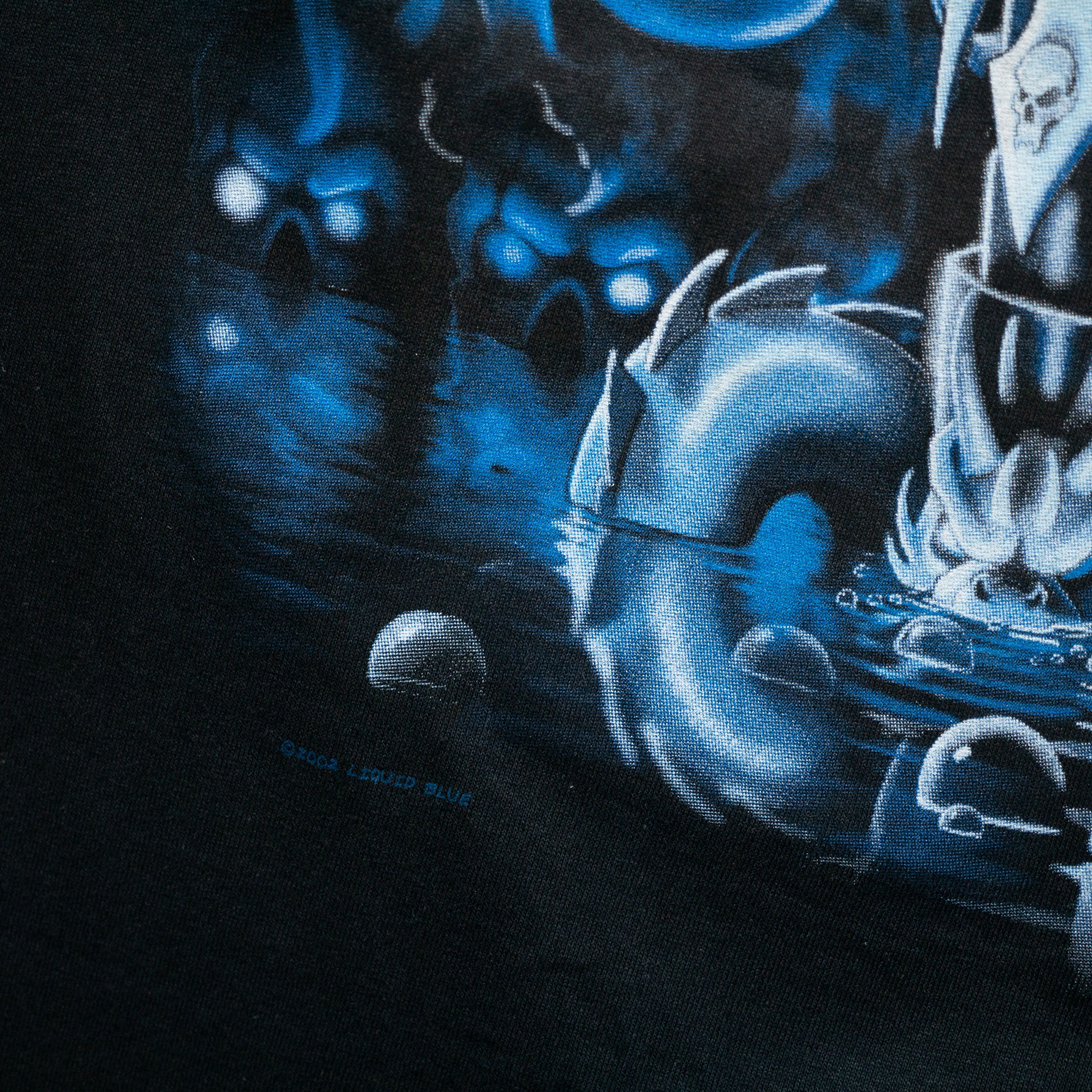 Liquid Blue × Vintage Vintage Liquid Blue Skeleton Knight Deadstock T-shirt XL Size US XL / EU 56 / 4 - 3 Thumbnail