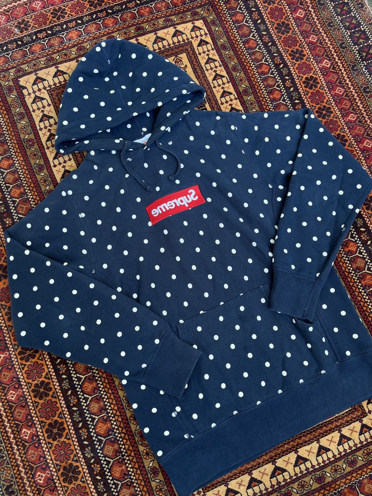Comme des Garcons SHIRT × Supreme Supreme x CDG Polka Dot Box Logo Hoodie 2012 Size US M / EU 48-50 / 2 - 3 Thumbnail