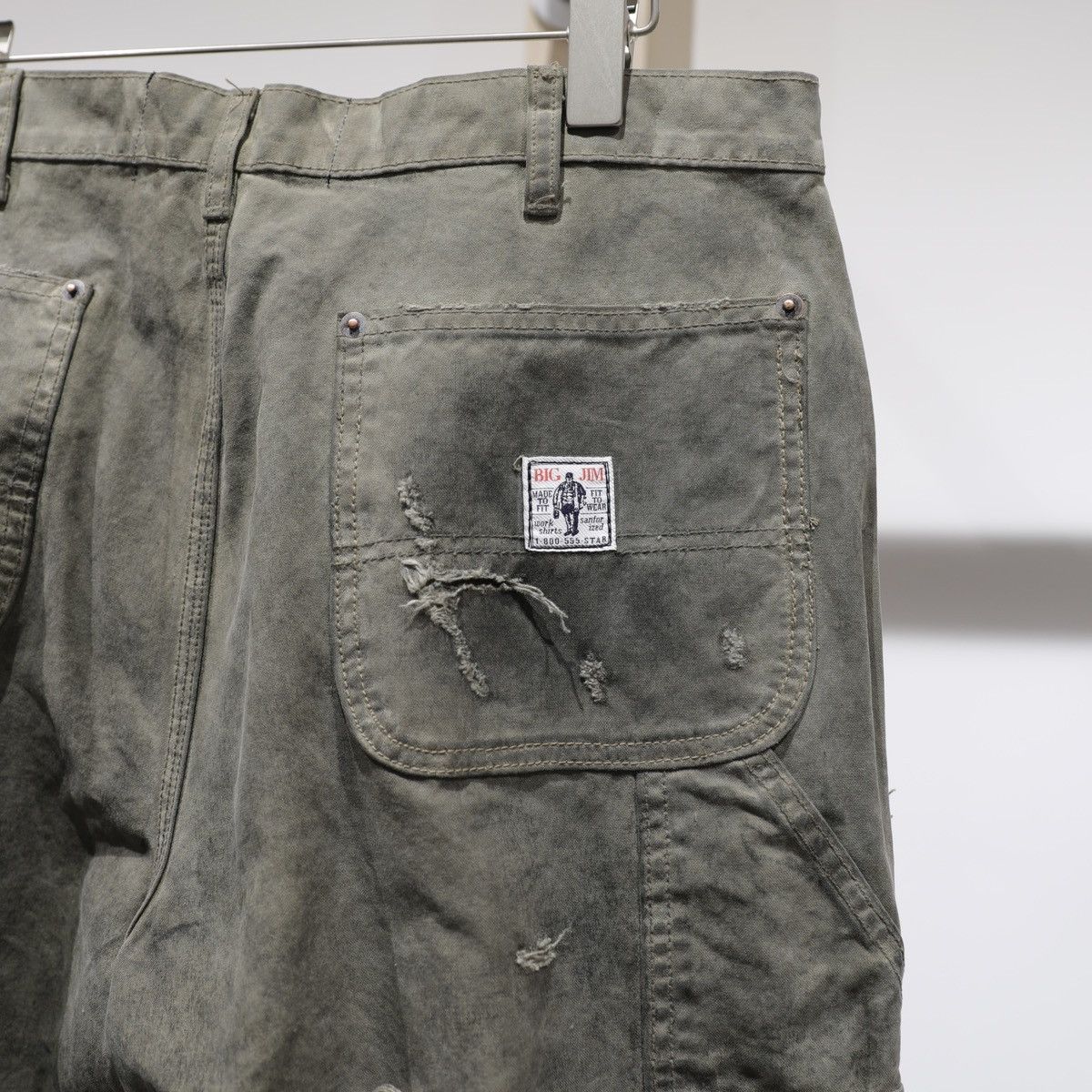 Paly Hollywood Paly Hollywood BEEN THRU IT WAXED CANVAS DBL KNEE PANT Size US 32 / EU 48 - 6 Thumbnail