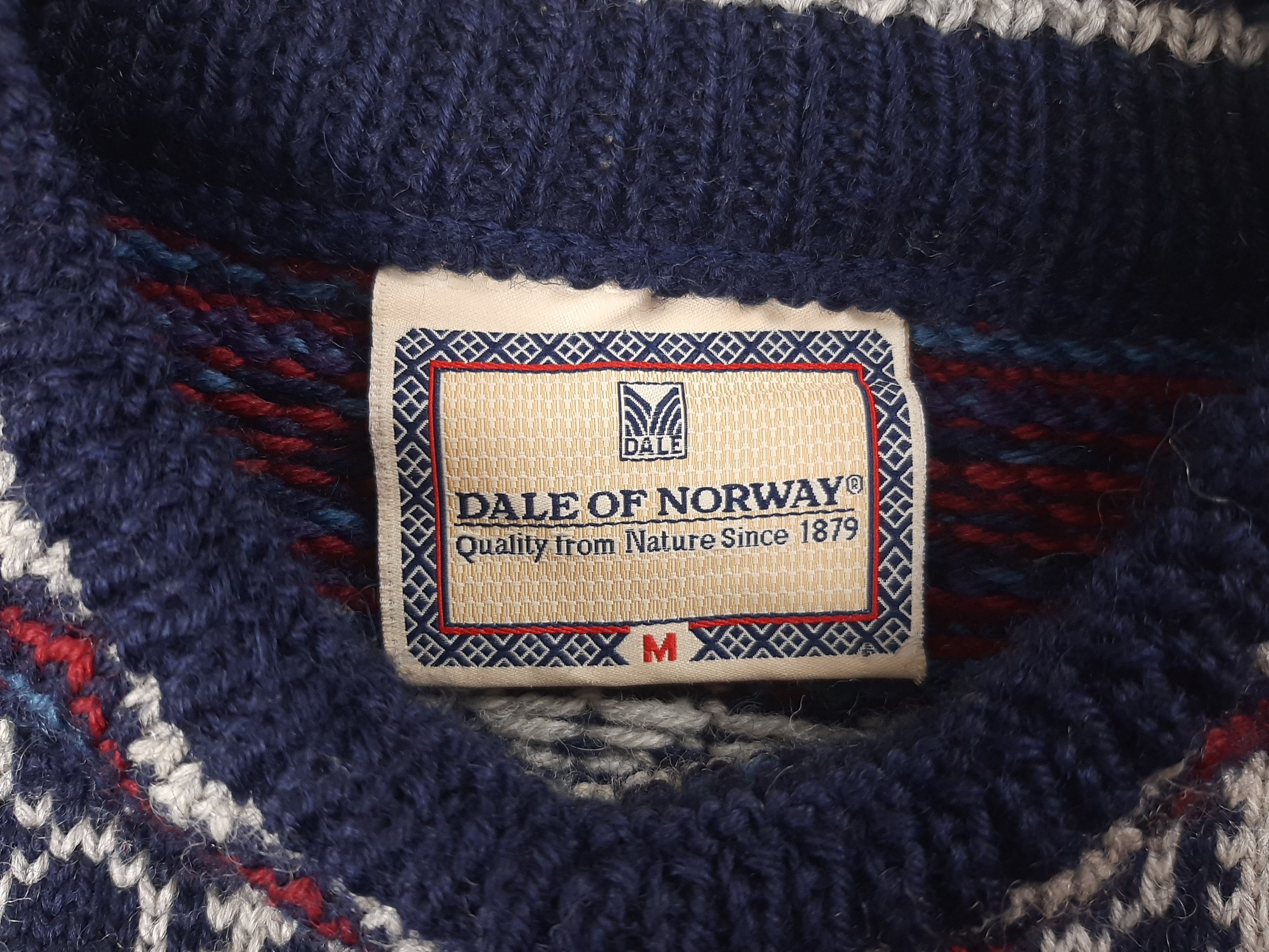 Dale Of Norway Vintage Dale of Norway Trondheim 1997 Jumper Navy Men's M Size US M / EU 48-50 / 2 - 7 Thumbnail