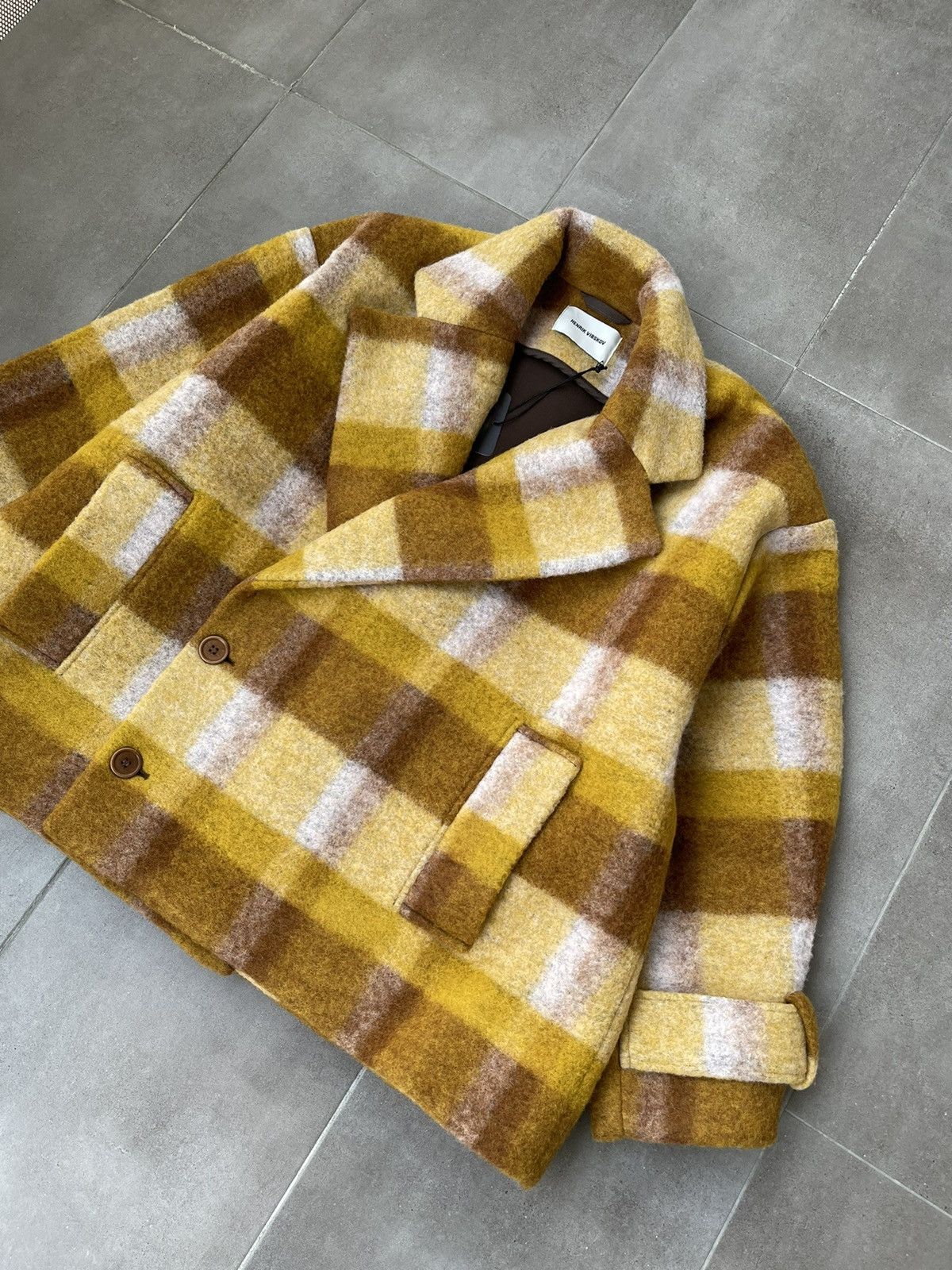 Henrik Vibskov !DS! AW22 Henrik Vibskov Checkered Short Fisherman Jacket Size US M / EU 48-50 / 2 - 9 Thumbnail