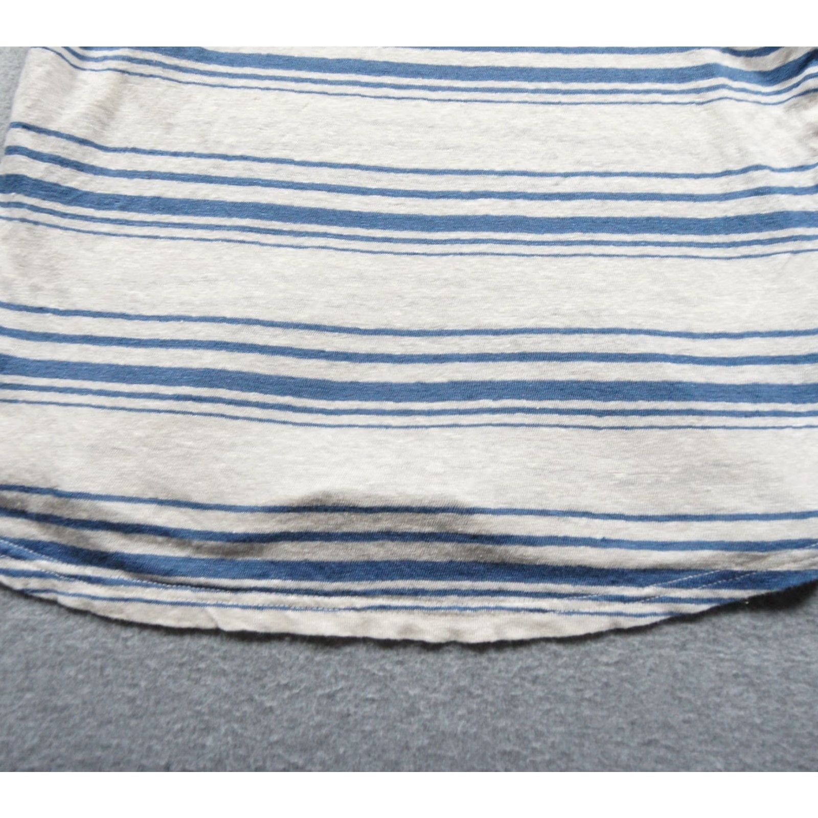 Frame Frame Shirt Womens Medium White Tank Linen Sleeveless Casual Tee Size L / US 10 / IT 46 - 3 Thumbnail