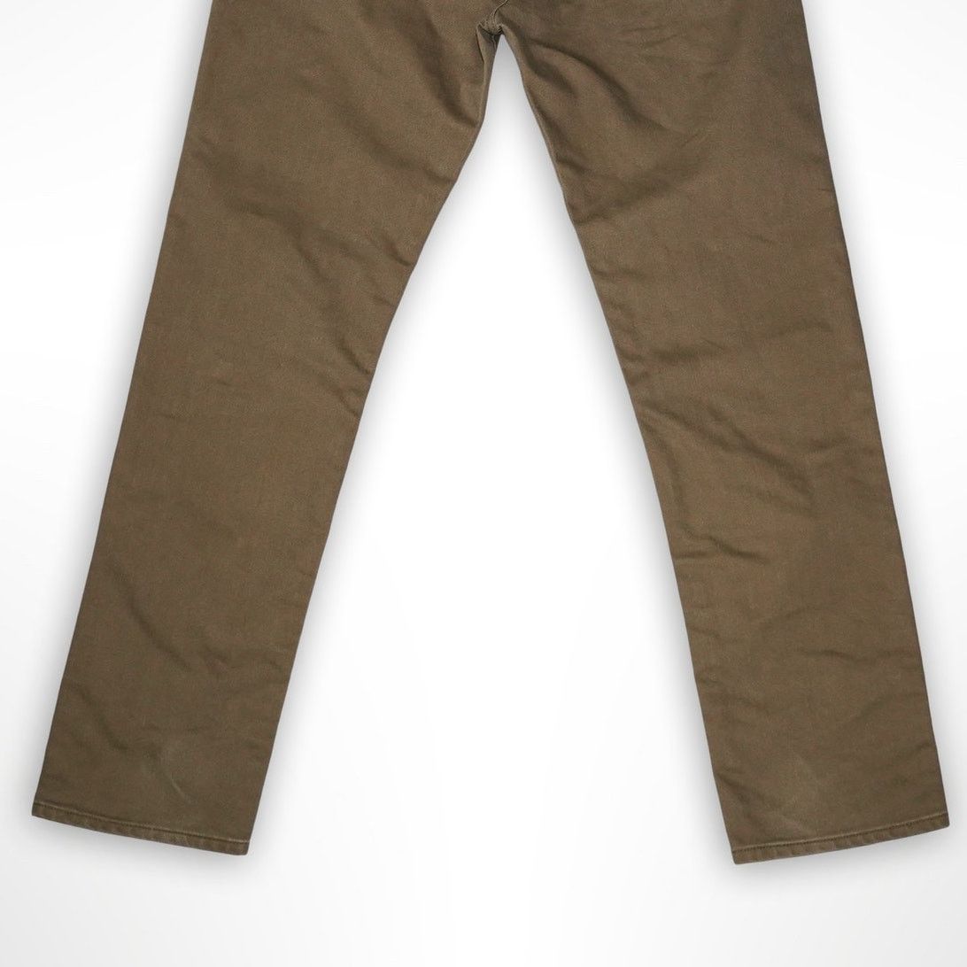 RVCA RVCA The Regulars Brown Moisture Wicking Denim Jeans 38x33 Size US 38 / EU 54 - 6 Thumbnail
