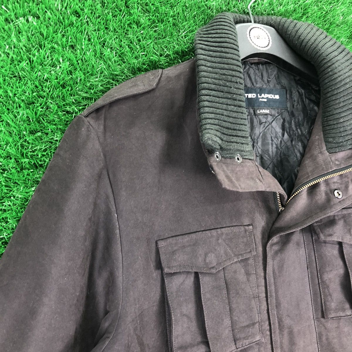 TED LAPIDUS Vintage Ted Lapidus Paris Zipper Jacket Size US XL / EU 56 / 4 - 2 Thumbnail