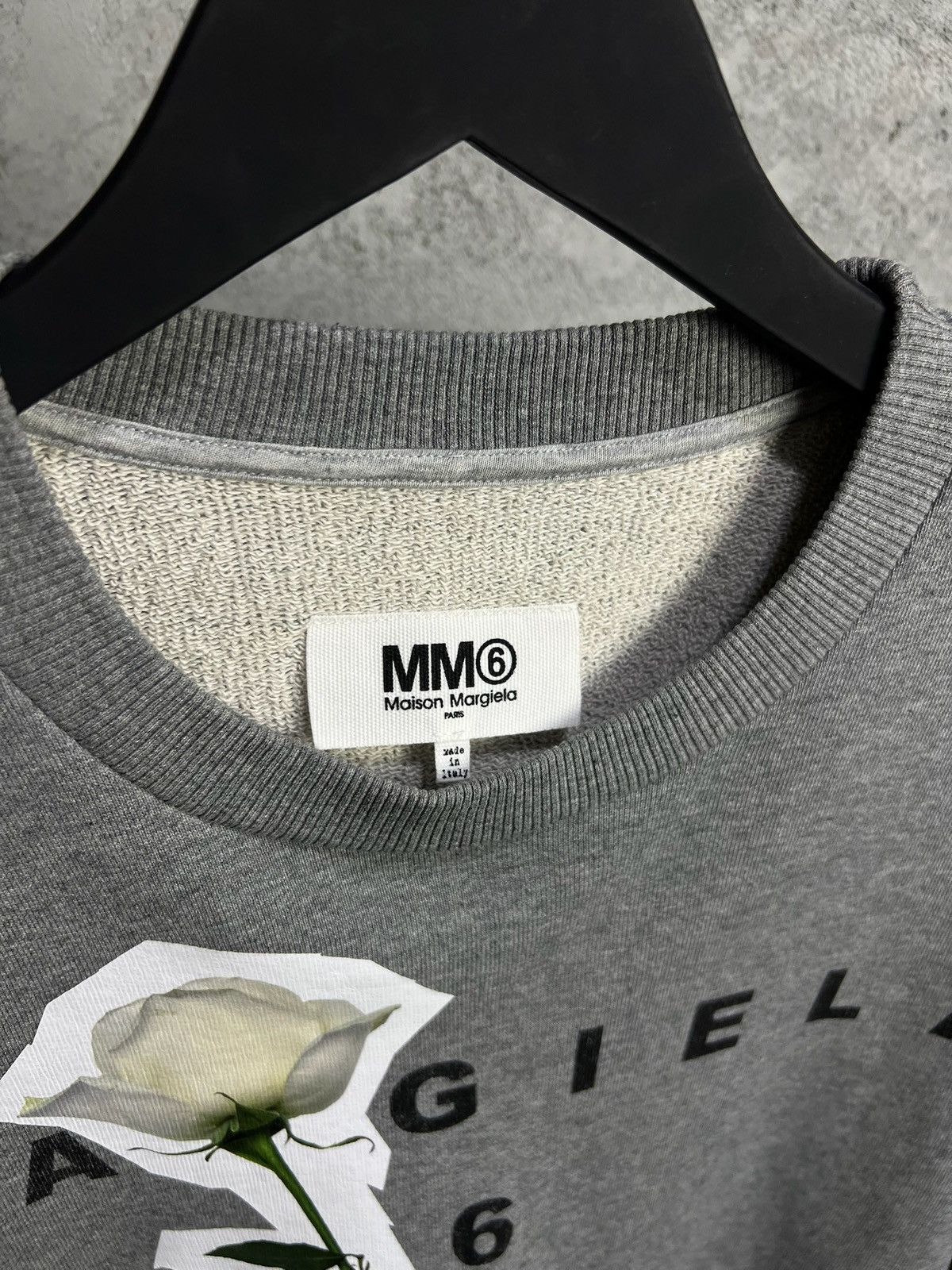 MM6 MM6 MAISON MARGIELA Sweatshirt With Rose Print M Size M / US 6-8 / IT 42-44 - 3 Thumbnail
