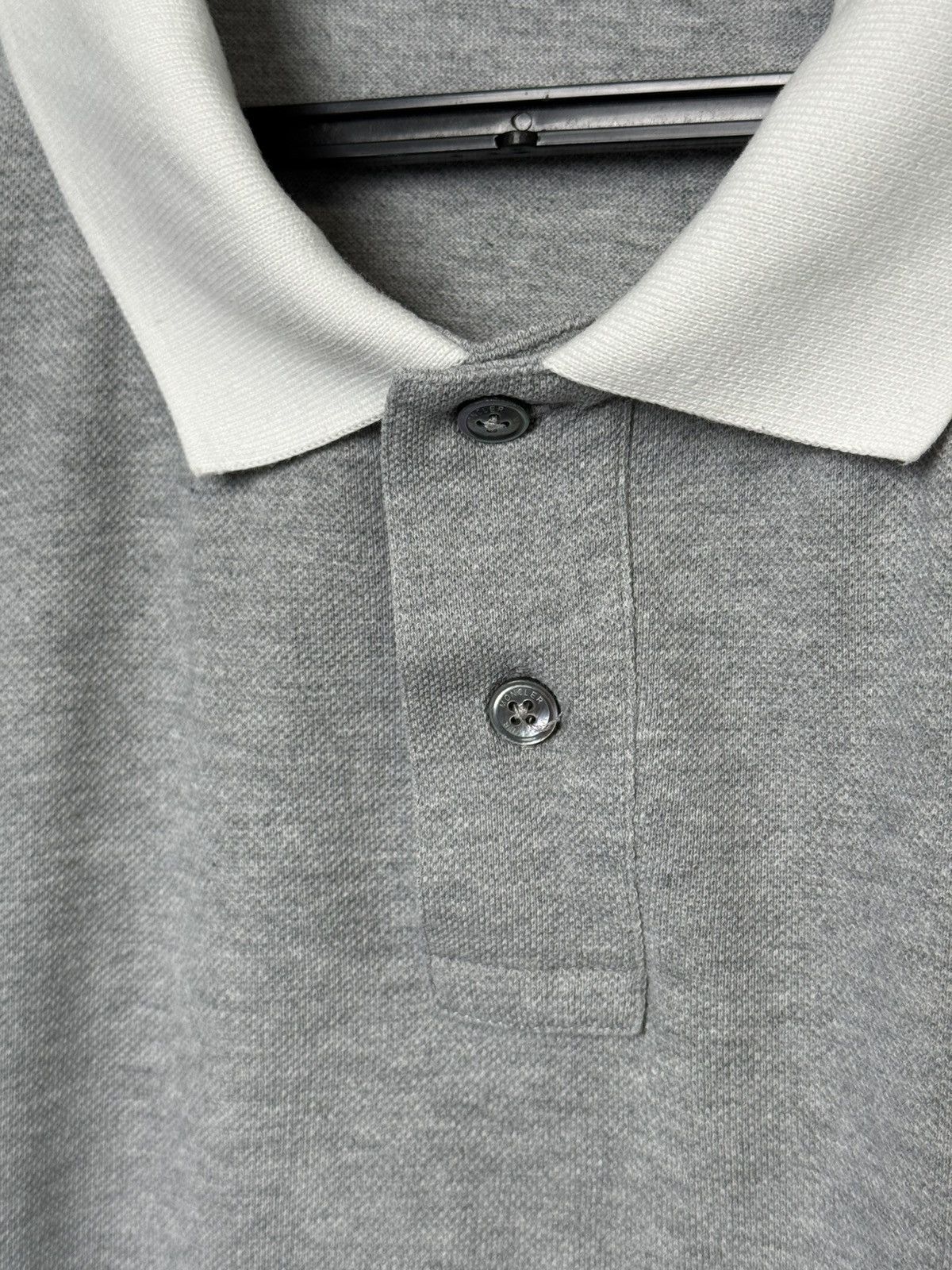 Moncler Moncler Maglia Polo Manica Corta Gray Short Sleeve Shirt Size US XL / EU 56 / 4 - 6 Thumbnail