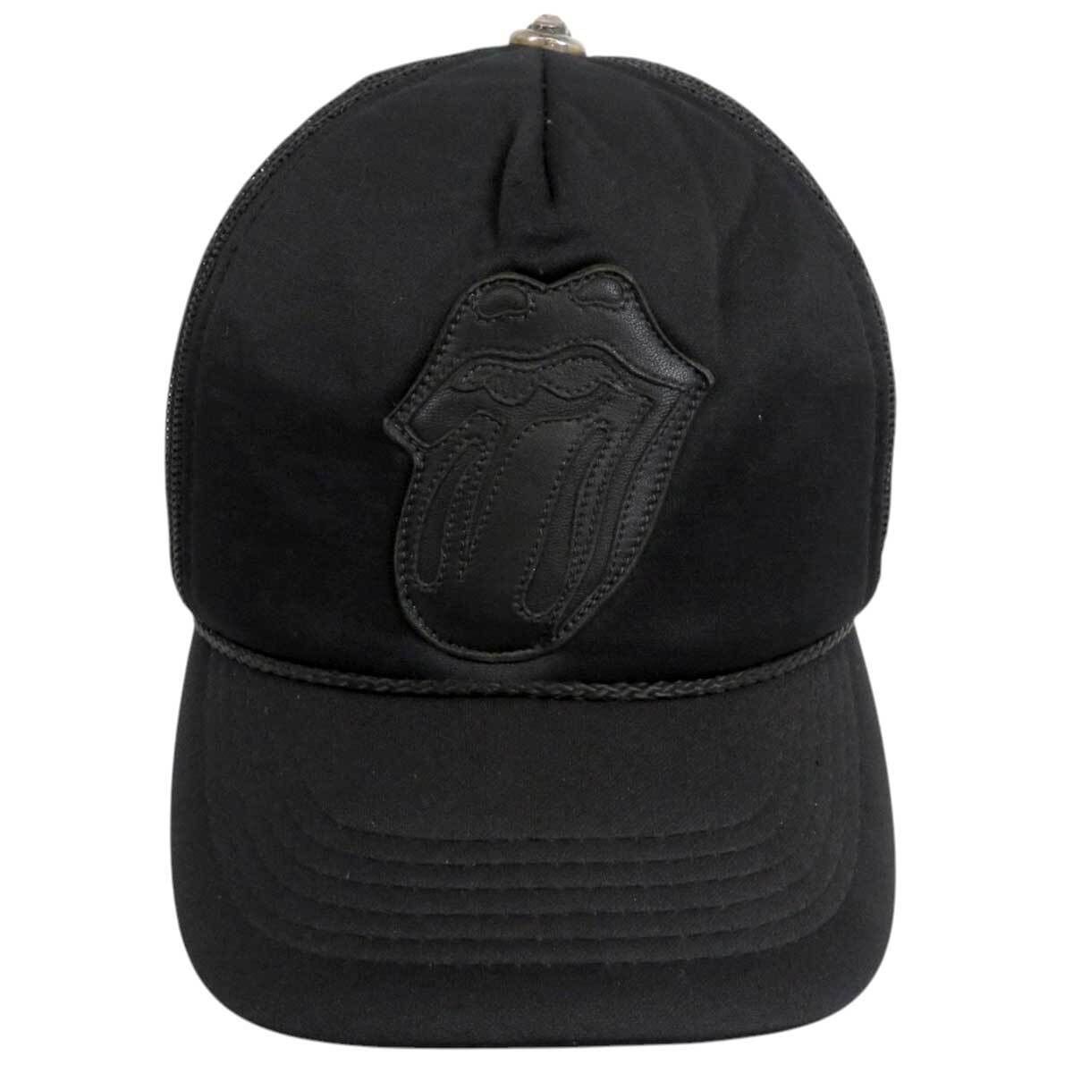 Chrome Hearts CHROME HEARTS Black Leather Patch Trucker Cap Size ONE SIZE - 2 Thumbnail