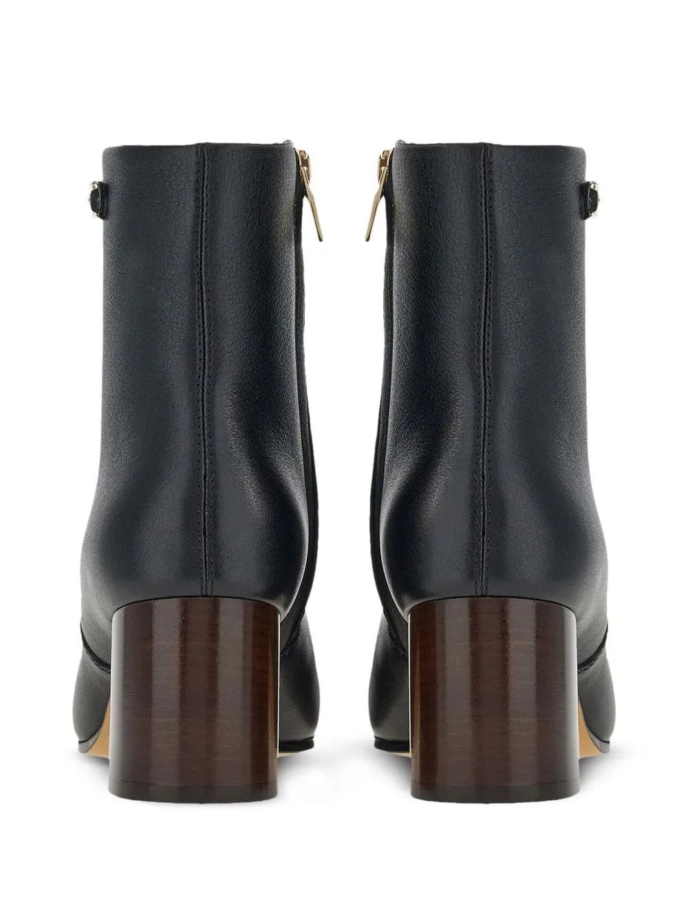 Salvatore Ferragamo o1y0326 Ankle Boots in Black Size US 9 / IT 39 - 3 Thumbnail