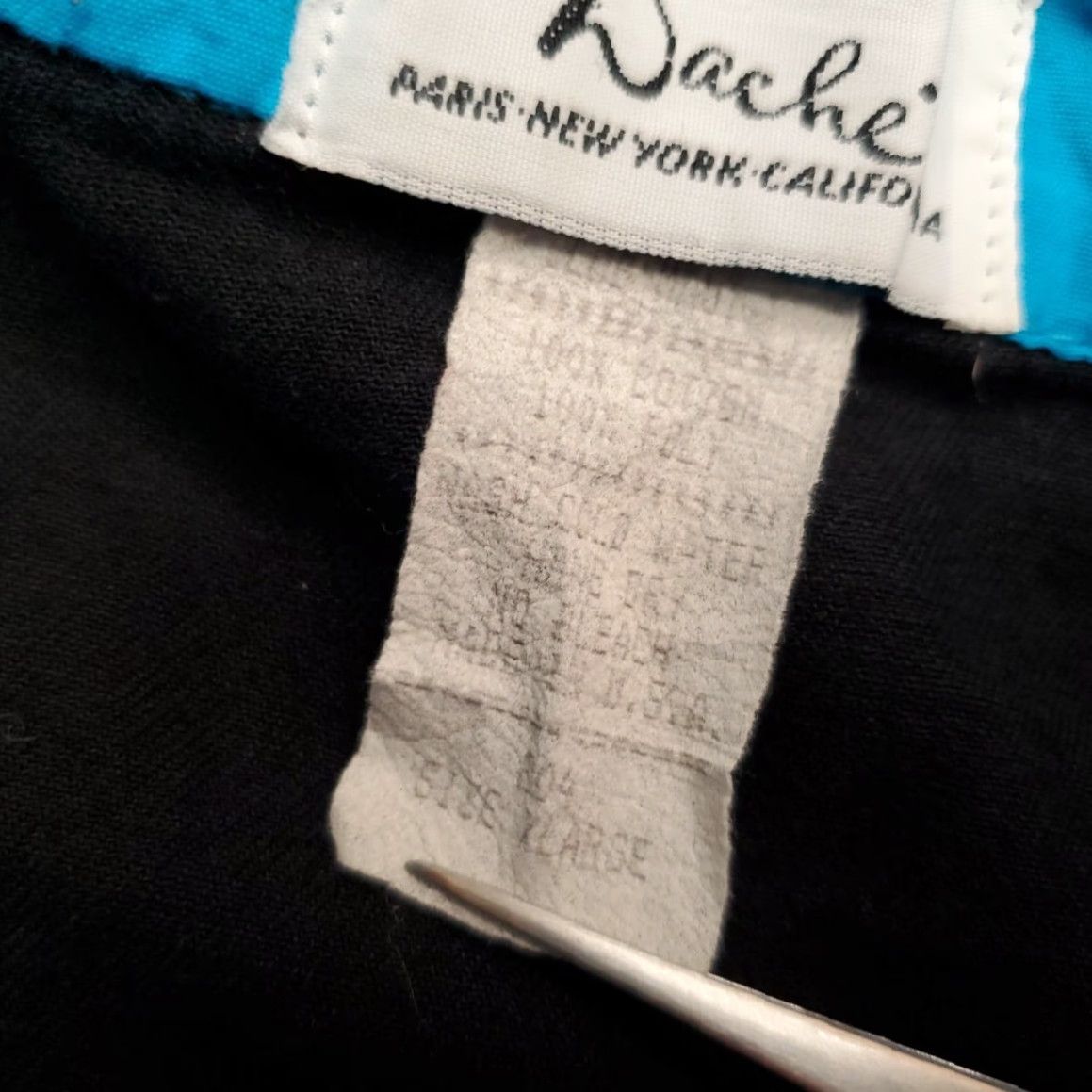 Vintage VINTAGE DAChe Club Maui Jacket Men L Black Blue Full Zip 80s 90s Made in USA Bomber Jacket Wind-Resistant Outdoor Casual Mens Size US L / EU 52-54 / 3 - 5 Thumbnail