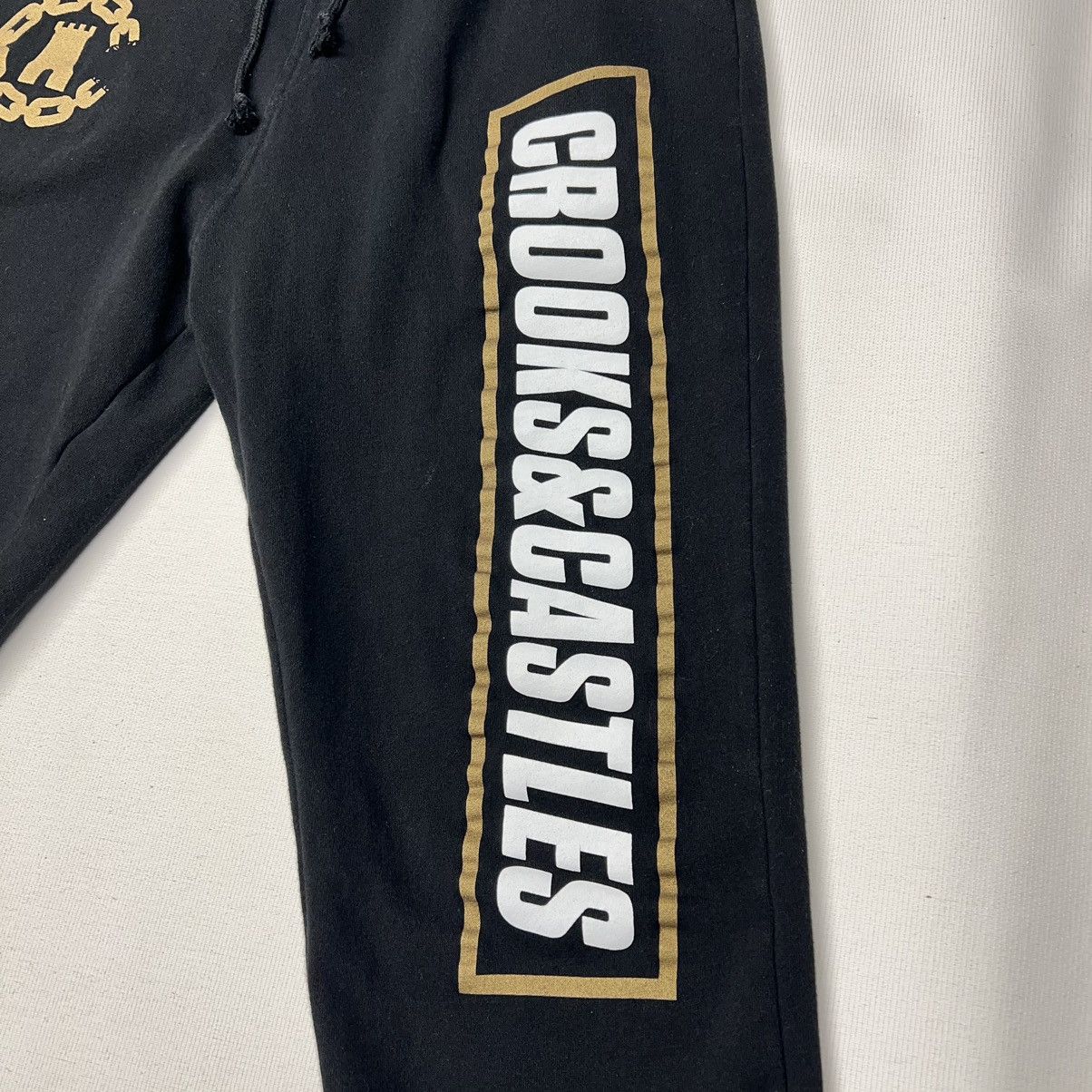 Crooks & Castles Crooks And Castles Sweatpants Black Jogger Logo Chains Y2K Size US 34 / EU 50 - 4 Thumbnail