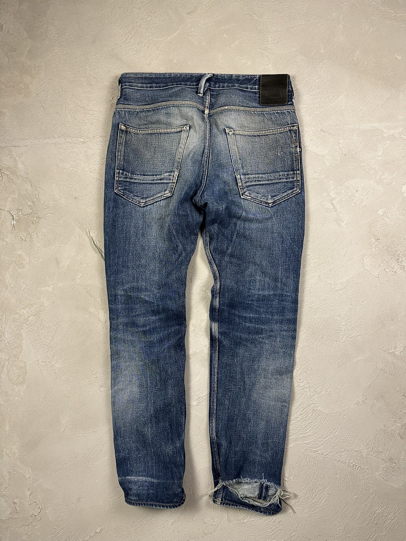 Japanese Brand Vintage Japanese Kuyichi Distressed Y2k Faded Straight Denim Size US 32 / EU 48 - 6 Thumbnail
