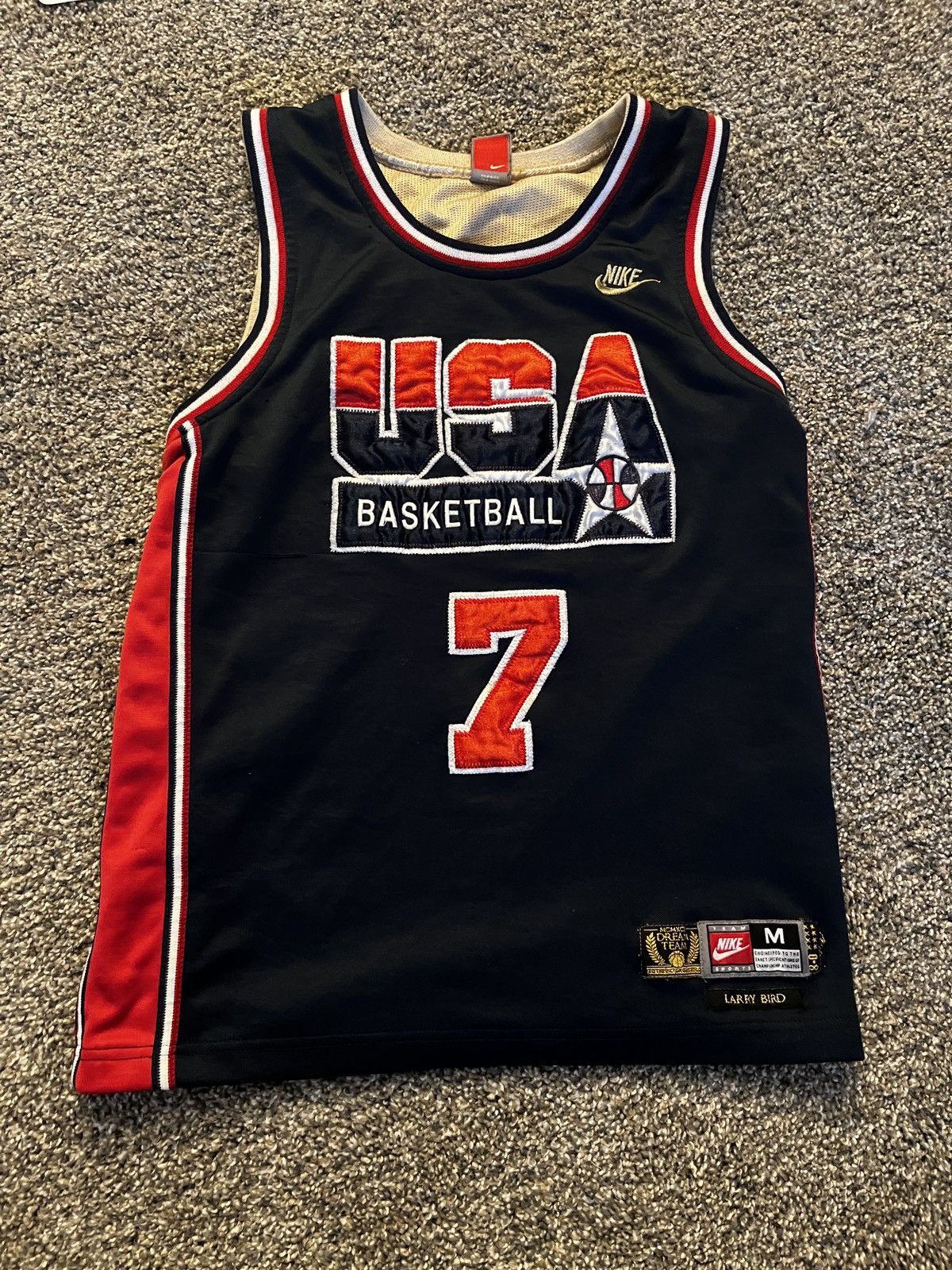 Nike Vintage Authentic Team USA 1992 Larry Bird Jersey Grailed