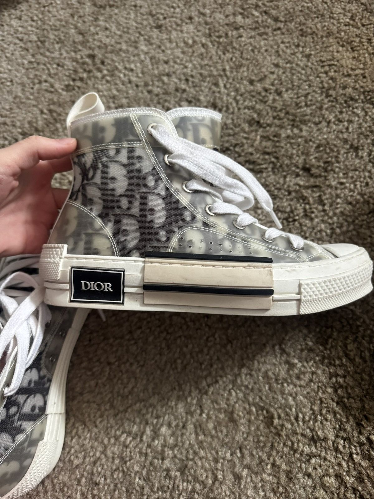 Dior Dior B23 high top sneaker Size US 6 / IT 36 - 1 Thumbnail