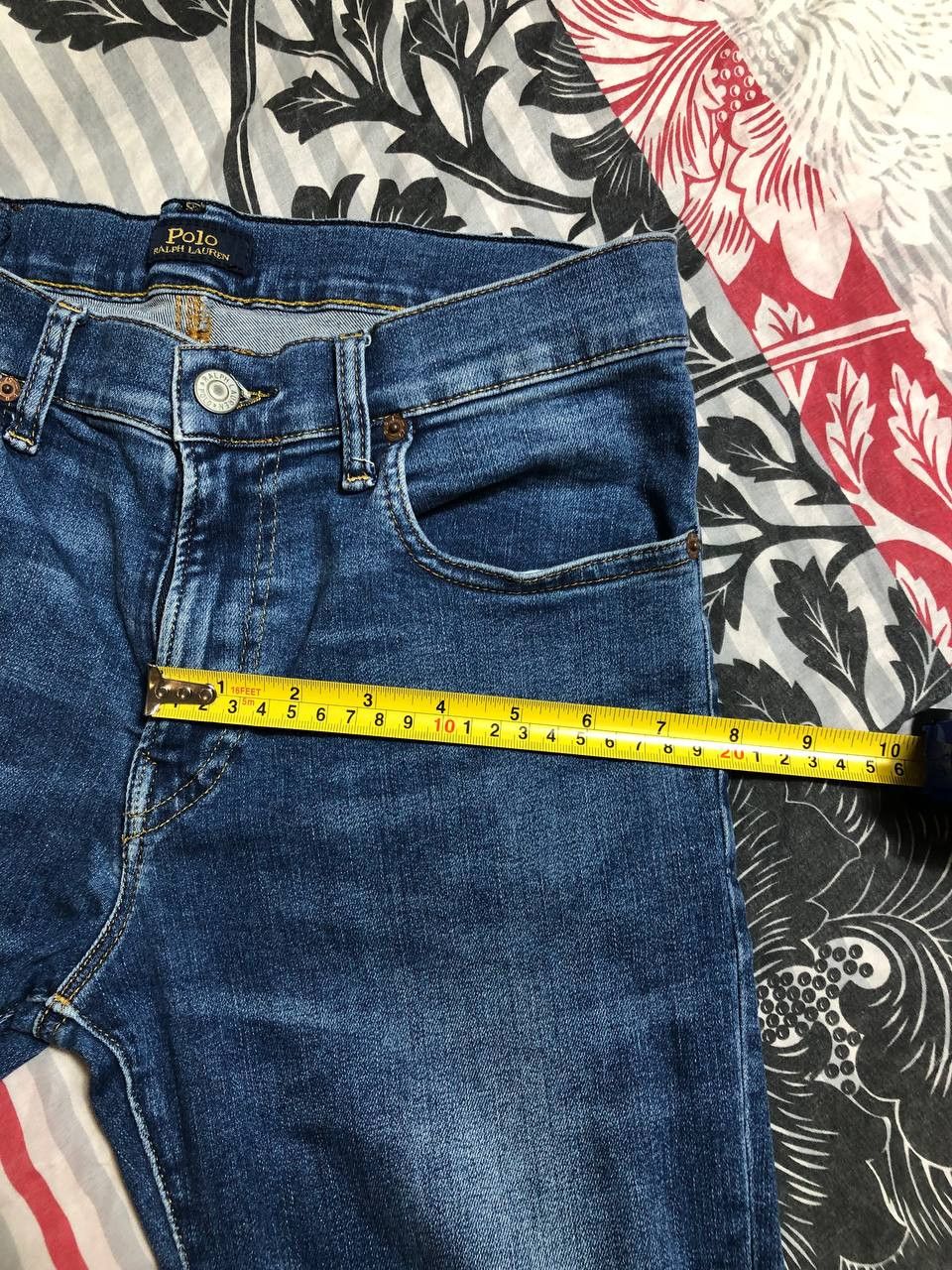 Japanese Brand × Polo Ralph Lauren Crazy Crash Dirty Baggy Faded Jean Japan Avant Garde Style Size US 28 / EU 44 - 13 Thumbnail