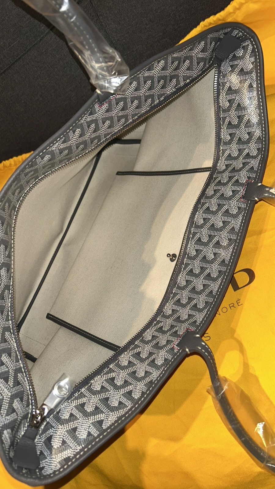 Goyard Goyard Artois Tote MM Grey Size ONE SIZE - 4 Thumbnail