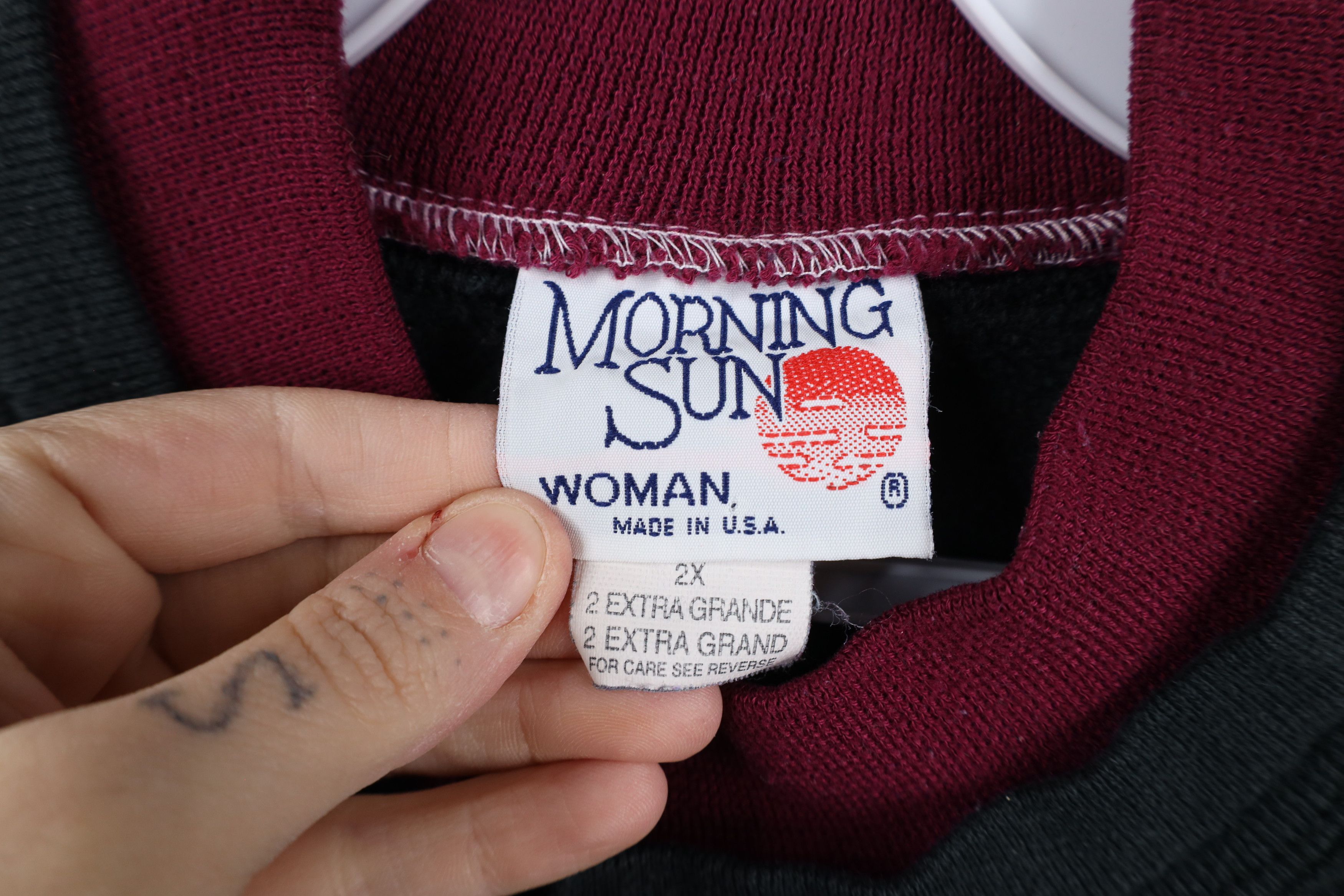 Vintage Vintage 90s Streetwear Country Farmhouse Sweatshirt USA Size XXL / US 16-18 / IT 52-54 - 9 Thumbnail