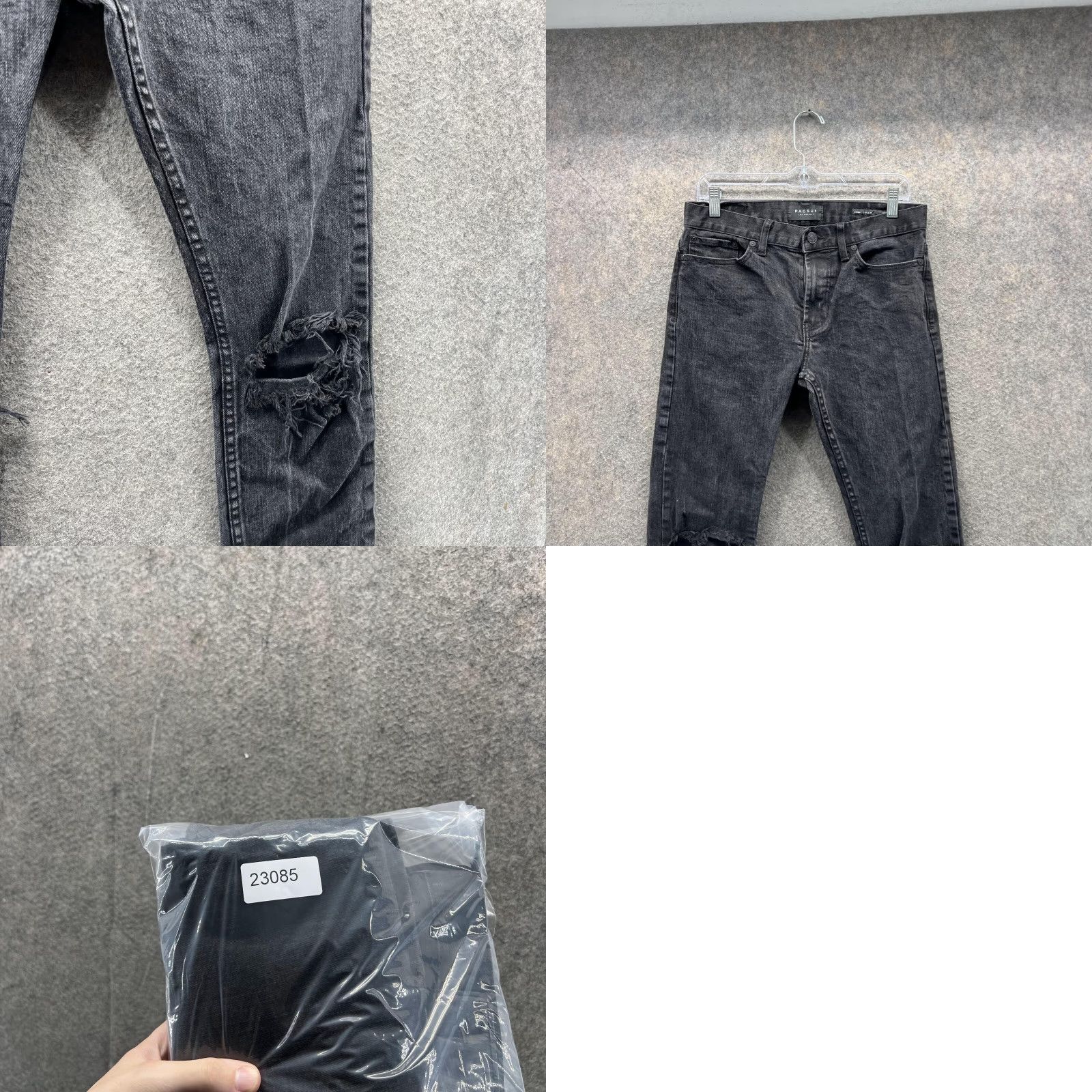 Pacsun Pacsun Jeans Men 30x30 Black Denim Skinny Fit Regular Rise Mid 30 Inseam Cotton Denim Button Pockets Brand PacSun Size US 30 / EU 46 - 8 Thumbnail