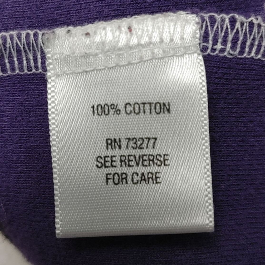 Croft & Barrow Croft & Barrow Women's Purple/White Striped Long Sleeve Bttn Size XL / US 12-14 / IT 48-50 - 4 Thumbnail