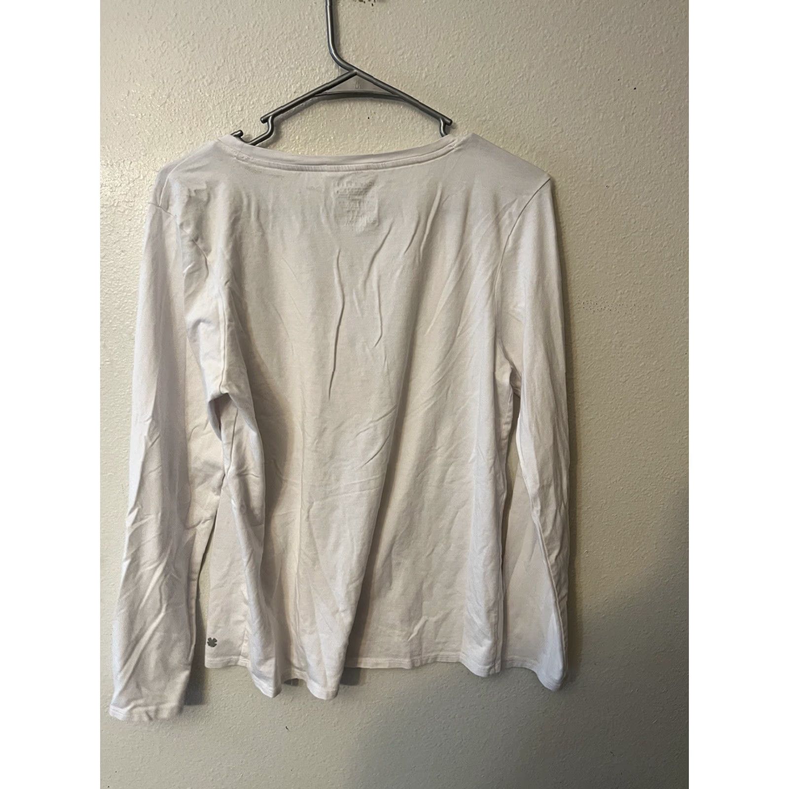 Lucky Brand Lucky Brand Women’s Long Sleeve Crew Neck Lounge Top White Size XL Casual Jersey Size XL / US 12-14 / IT 48-50 - 2 Thumbnail