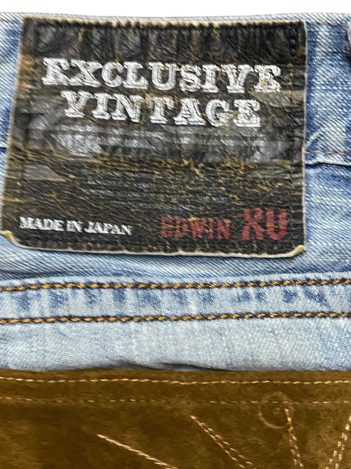 Edwin Vintage Edwin Light Wash Ripped Loose Jeans Size US 32 / EU 48 - 12 Thumbnail