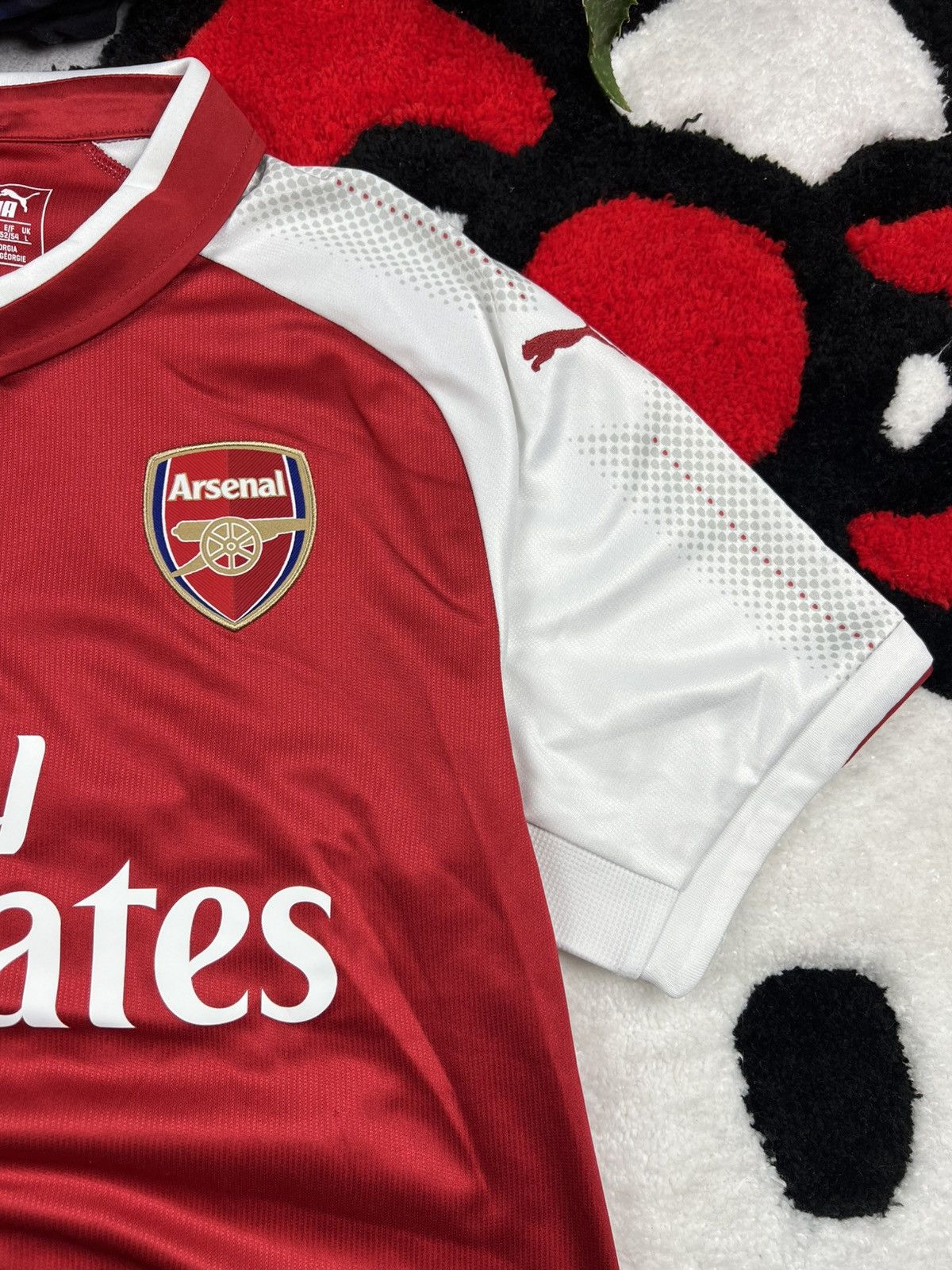 Puma Puma Arsenal London 2016 Home Soccer Football Y2K Jersey Size US L / EU 52-54 / 3 - 4 Thumbnail
