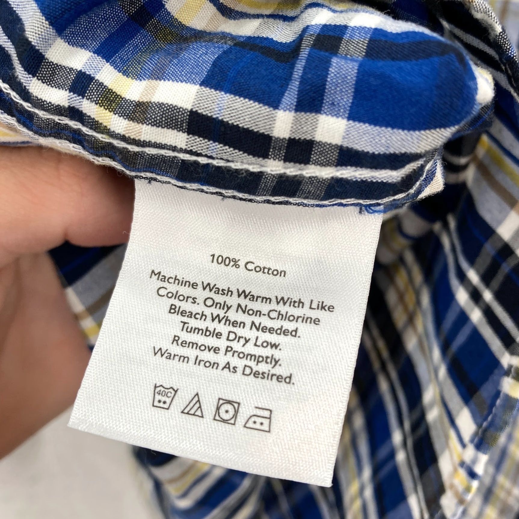 Eddie Bauer Eddie Bauer Shirt Mens XL Button-Down Long Sleeve Shirt Blue Plaid Outdoor Camp Size US XL / EU 56 / 4 - 6 Thumbnail