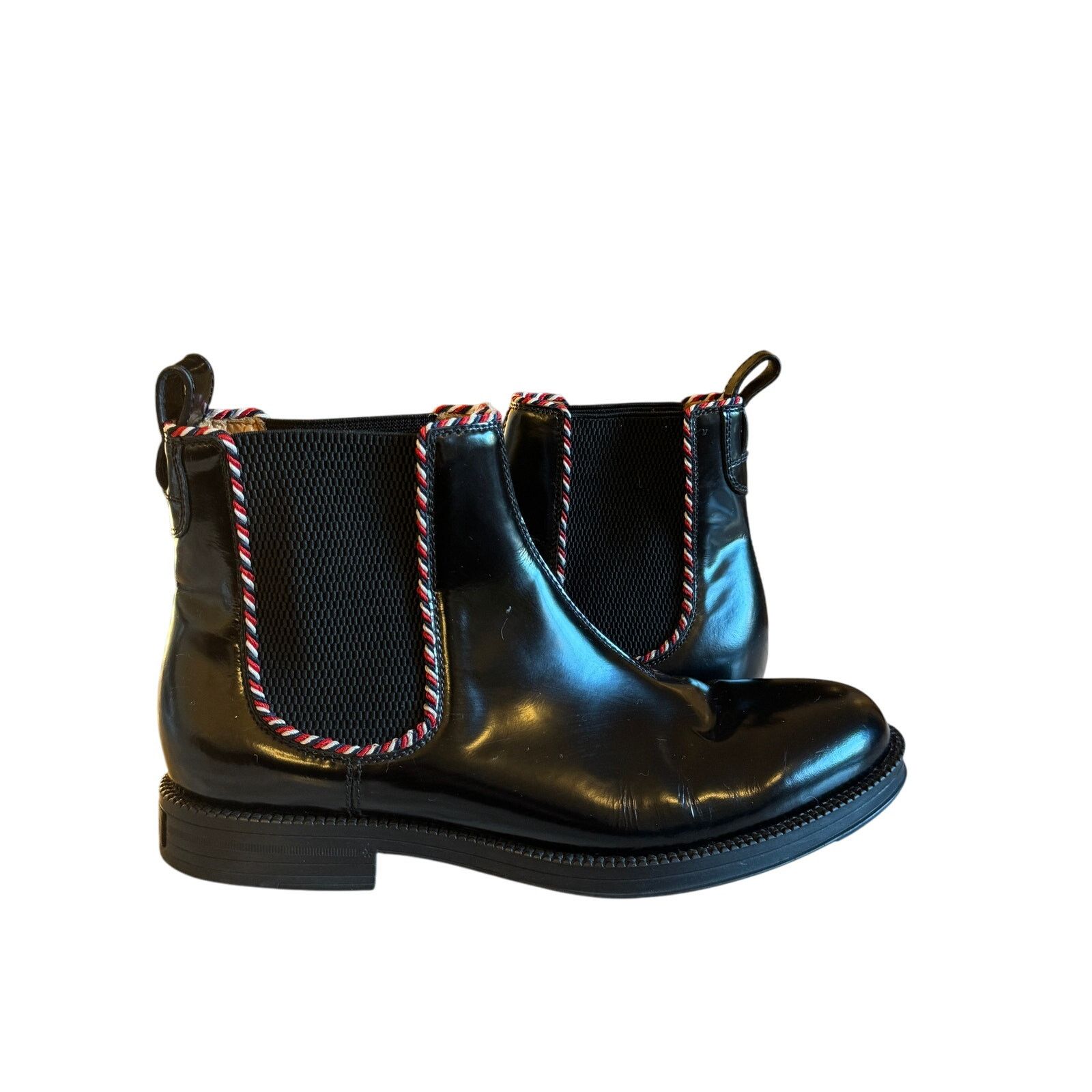 Gucci Gucci Men's Black Calfskin Mens Beyond Chelsea Ankle Boots Size US 11 / EU 44 - 3 Thumbnail