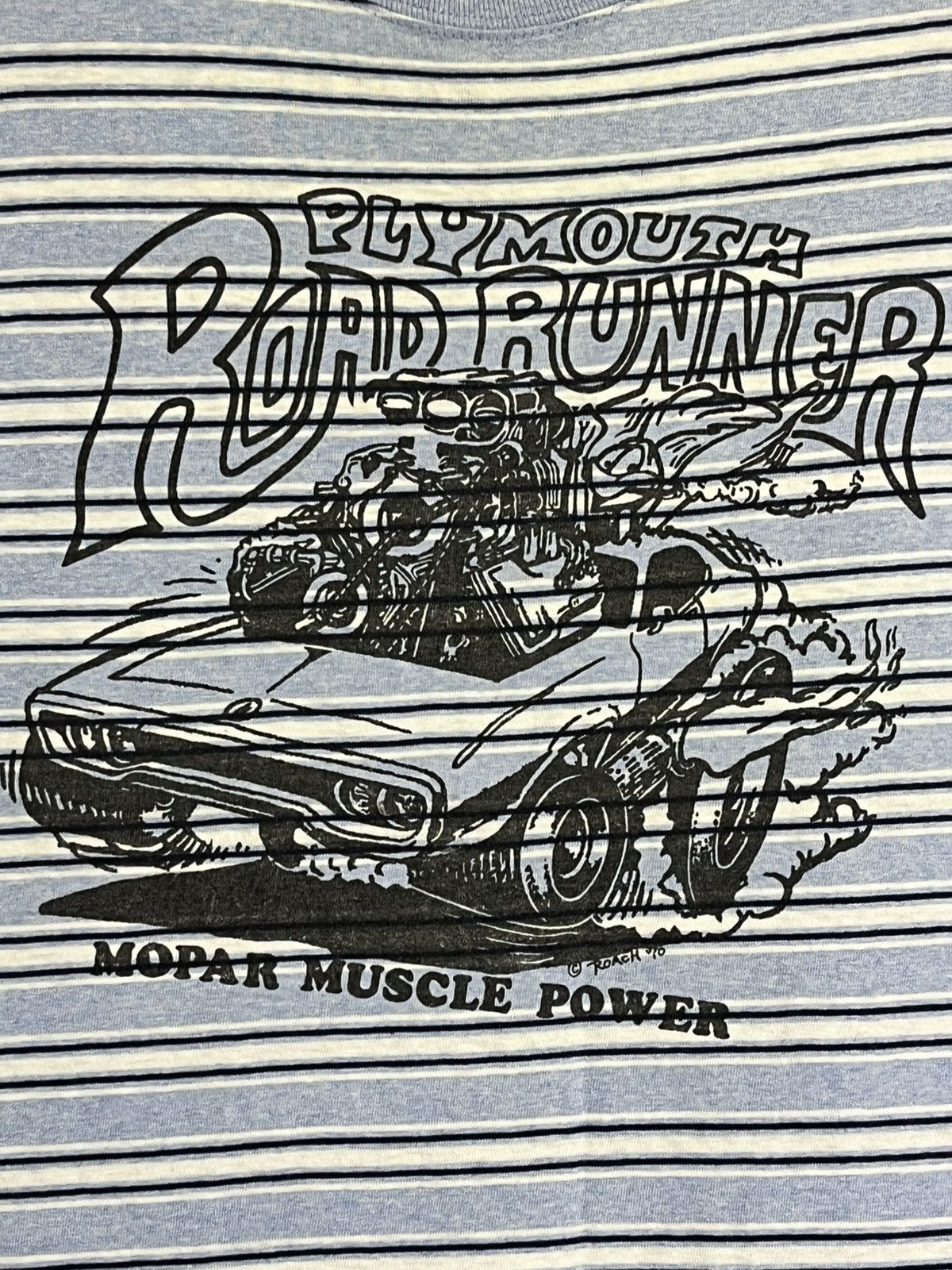 Toyo Enterprises Vintage PLYMOUTH ROADRUNNER by mopar performance tee shirt Size US M / EU 48-50 / 2 - 4 Thumbnail