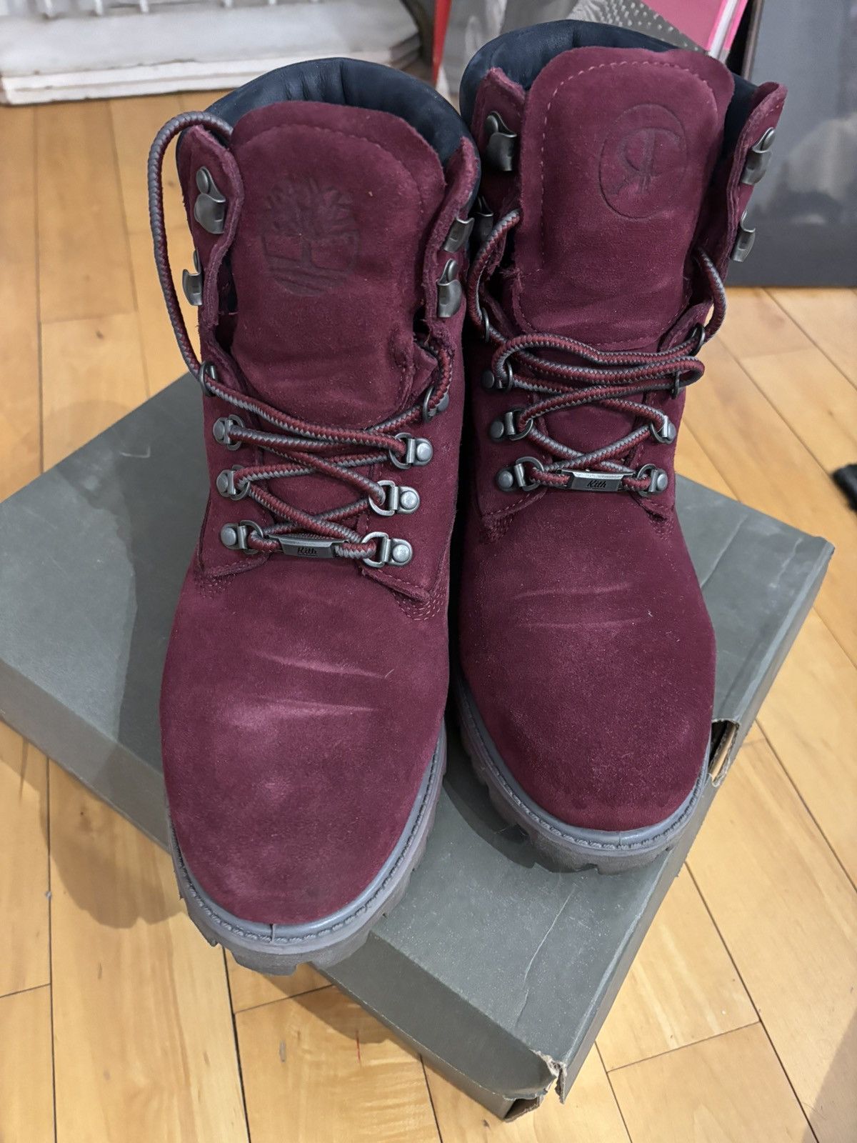 Kith × Timberland Timberland x Kith 6” Boot Burgundy 10 2013 6545A waterproof Size US 10 / EU 43 - 3 Thumbnail