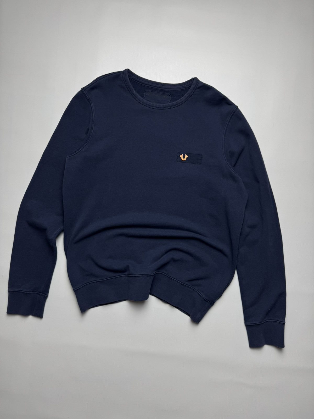 True Religion True Religion Horseshoe Logo Crewneck Sweatshirt – Navy Blue Size US L / EU 52-54 / 3 - 5 Thumbnail