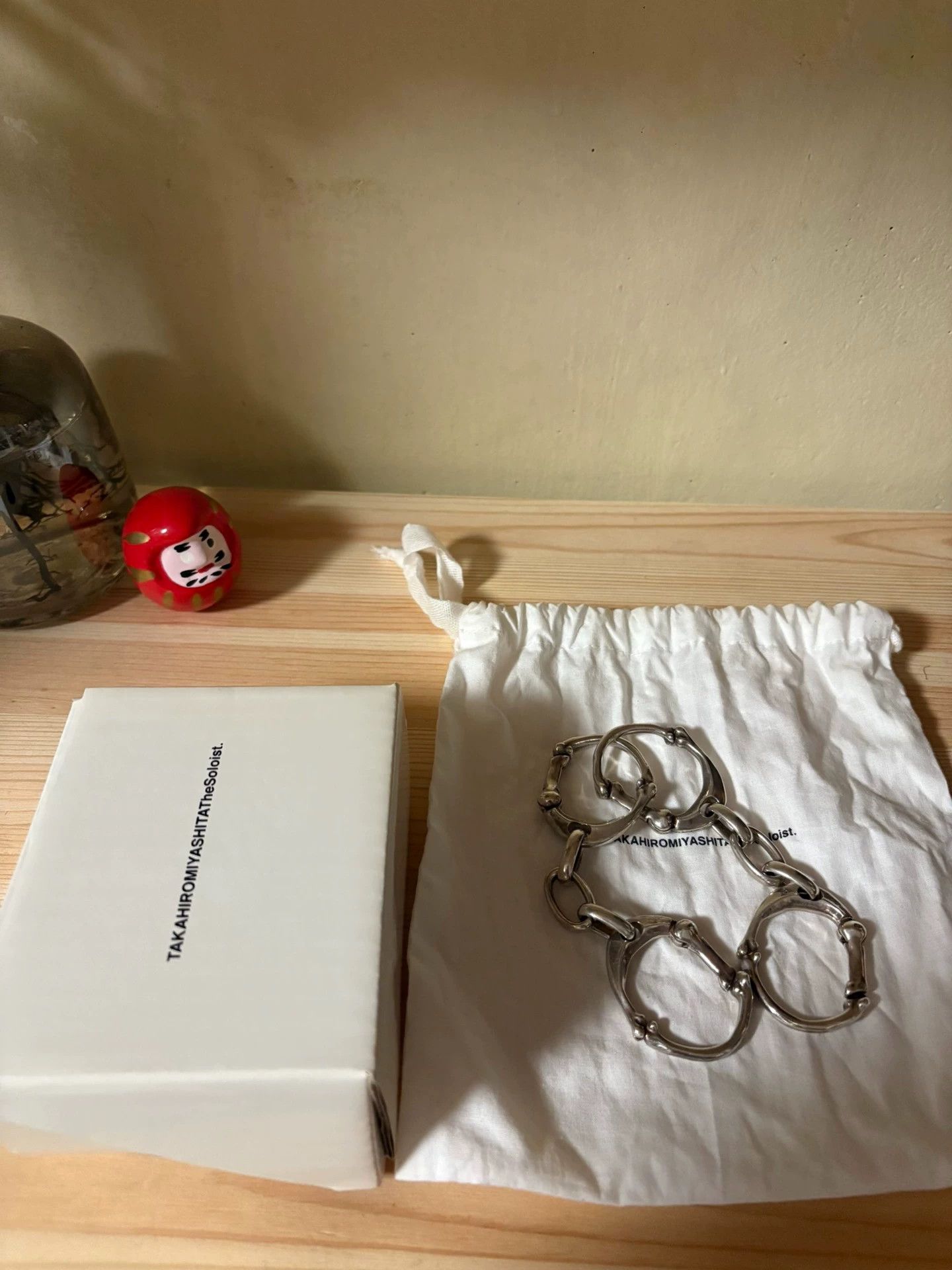 Takahiromiyashita The Soloist. TAKAHIROMIYASHITA Thesoloist x End925 Big Bone Chain L Size ONE SIZE - 1 Thumbnail