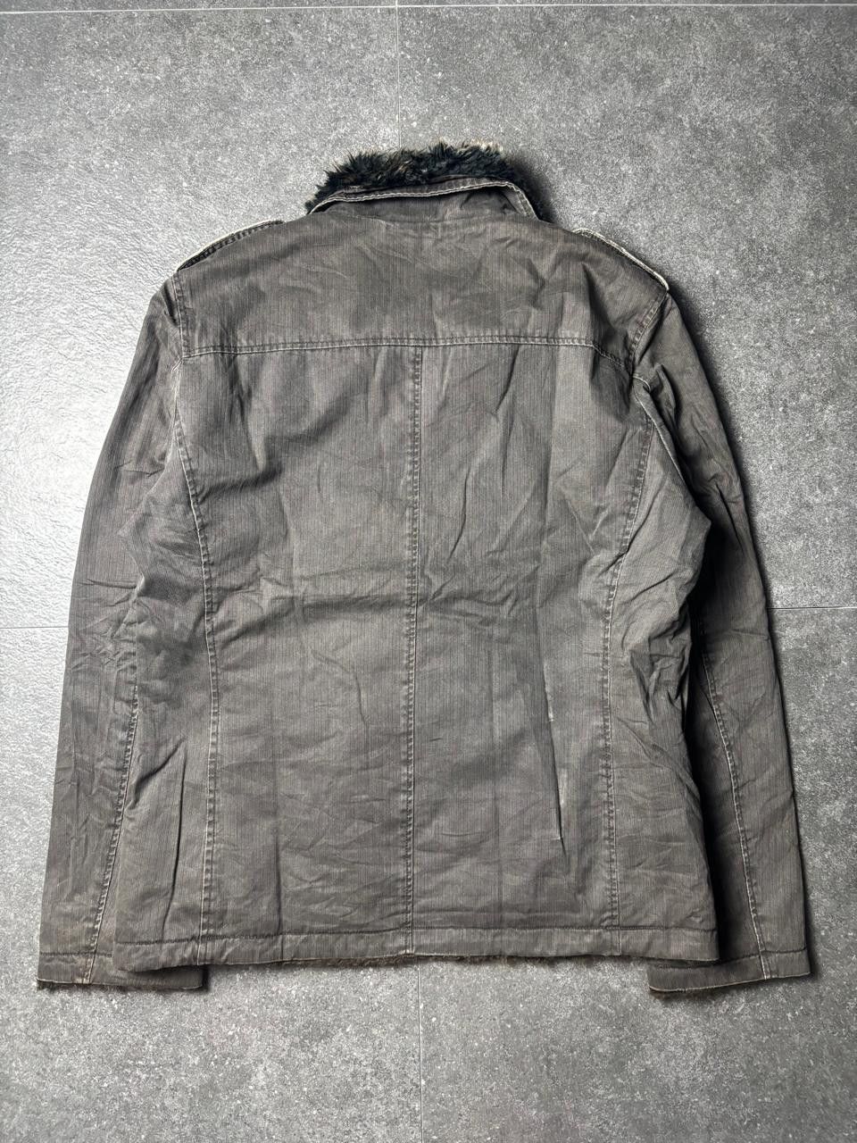 Japanese Brand 2000s Smith's American Fur Sherpa Faded Riders Jacket Size US L / EU 52-54 / 3 - 9 Thumbnail