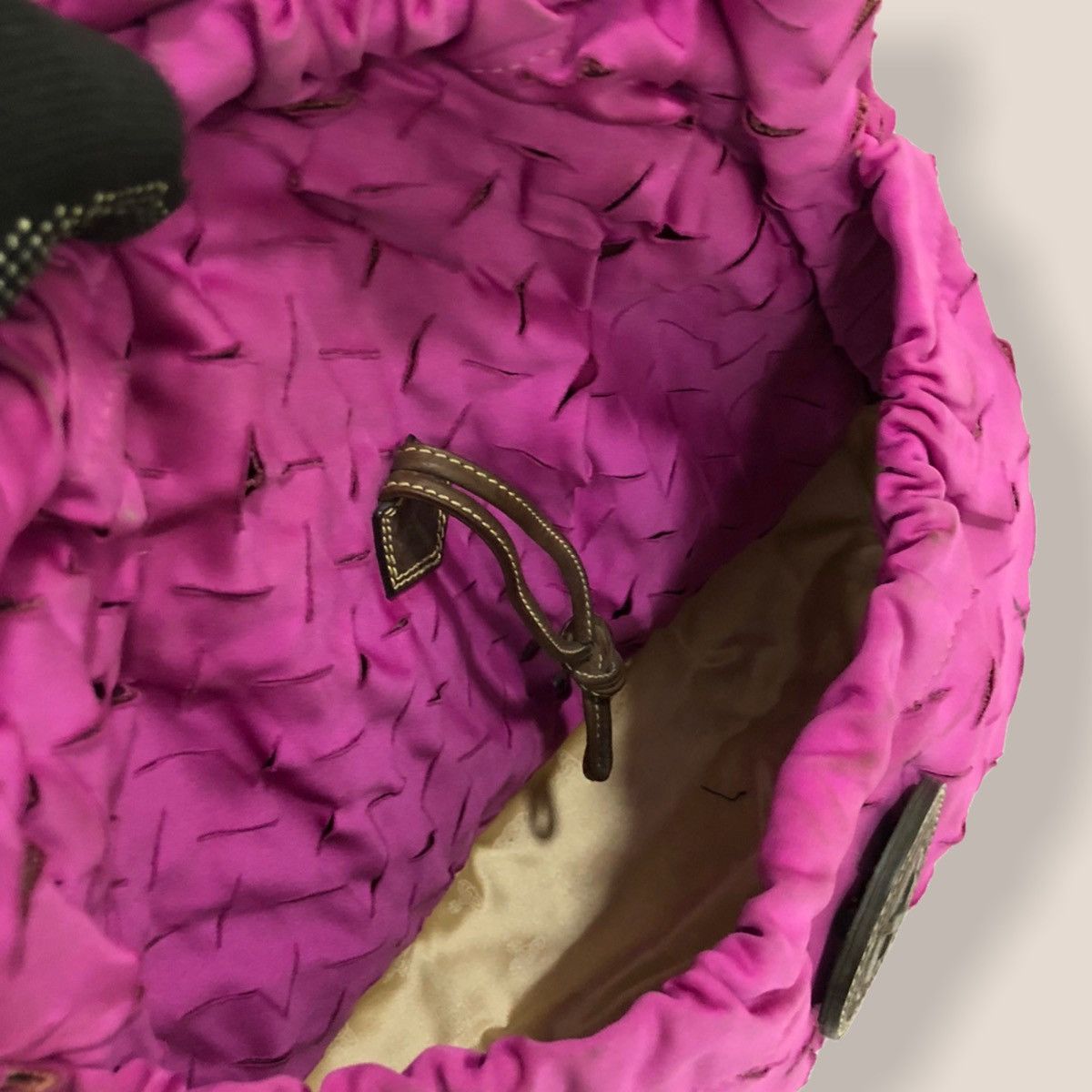 Vivienne Westwood ‼️YES‼️ VIVIENNE WESTWOOD SATIN SLASHED RUCHED SHOULDER BAG Size ONE SIZE - 7 Thumbnail