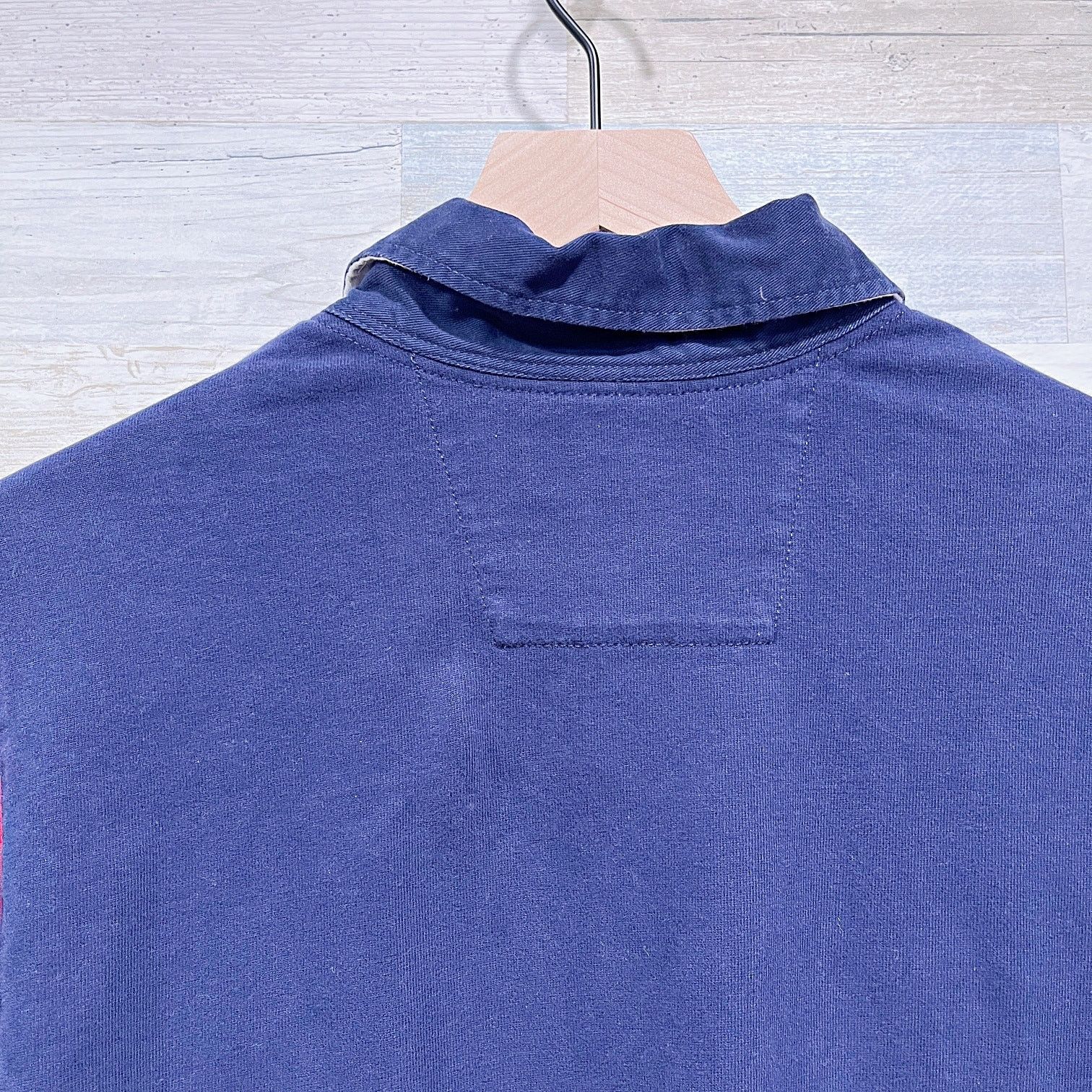 Polo Ralph Lauren POLO Ralph Lauren Vintage Custom Fit USA Rugby Shirt Blue XL Size US XL / EU 56 / 4 - 6 Thumbnail