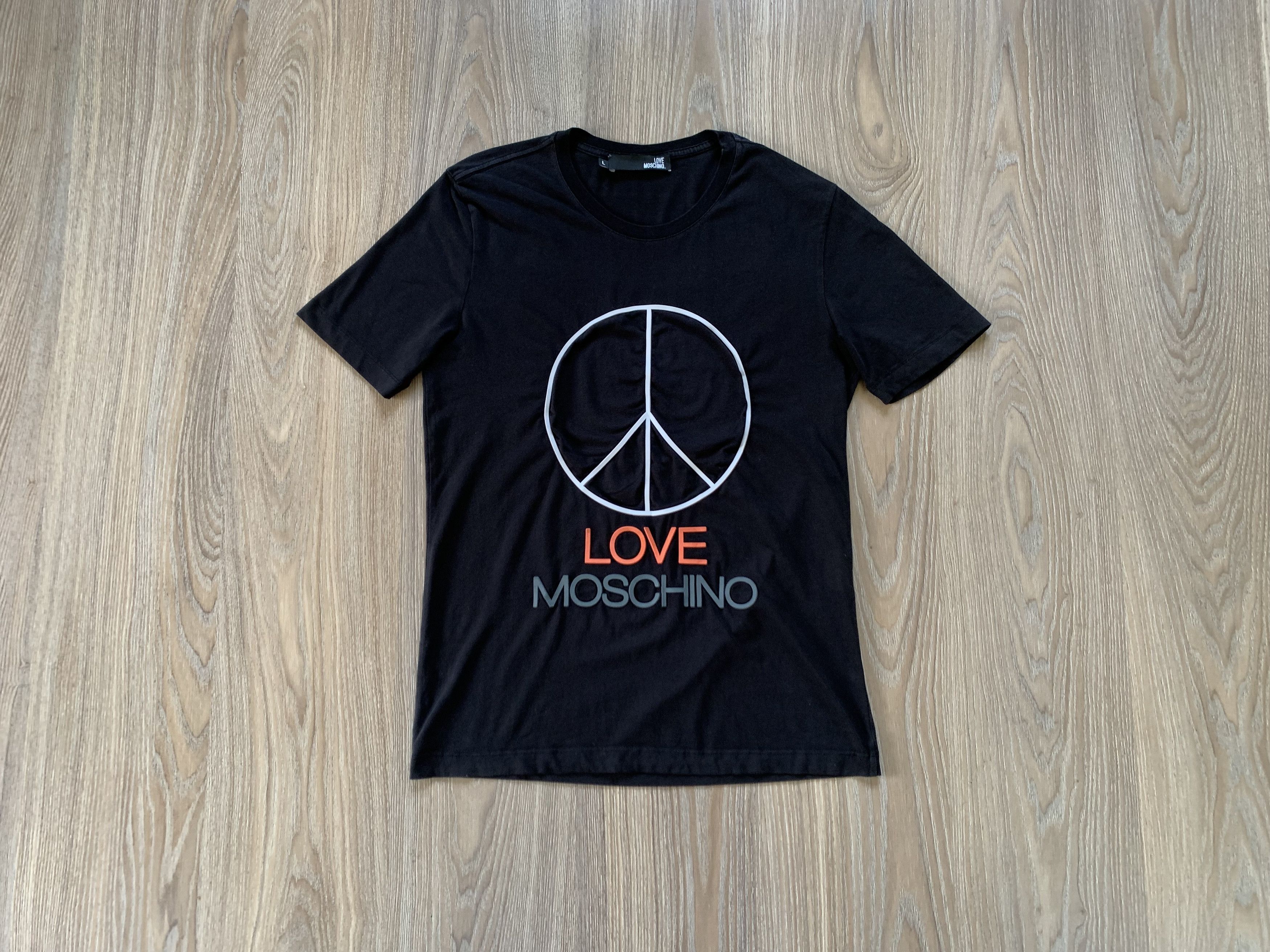 Moschino Vintage Love Moschino Cotton Stretch 3D Printed T-Shirt Size US L / EU 52-54 / 3 - 1 Thumbnail