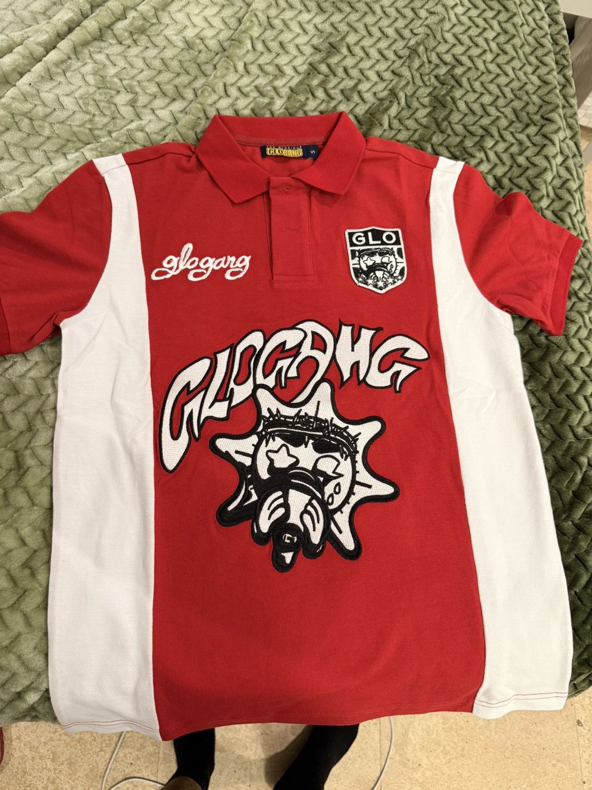 Glo Gang × Seventh Heaven Seventh heaven x Glo gang rugby polo