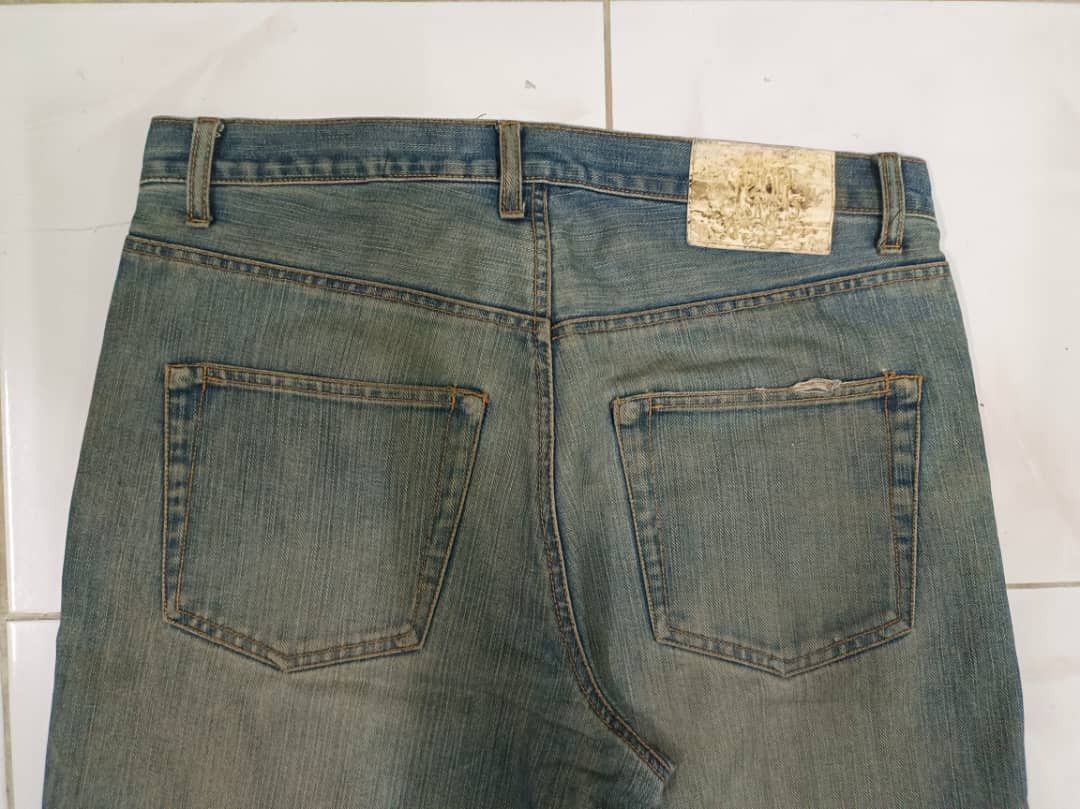 Japanese Brand Plotgate Original Patchwork Denim Jeans Size US 33 - 6 Thumbnail