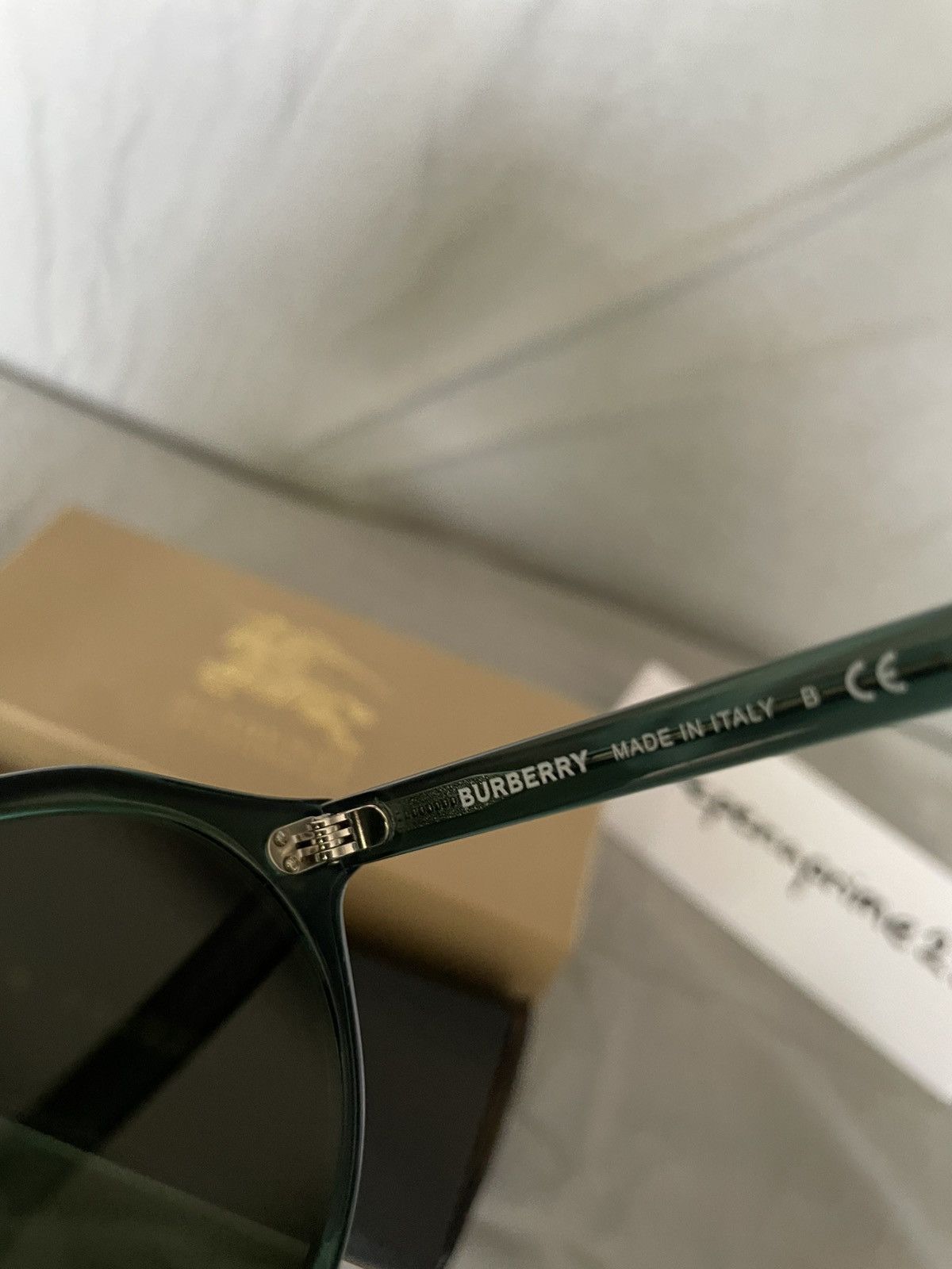 Burberry Men’s Burberry Sunglasses Green B4280F Size ONE SIZE - 11 Thumbnail