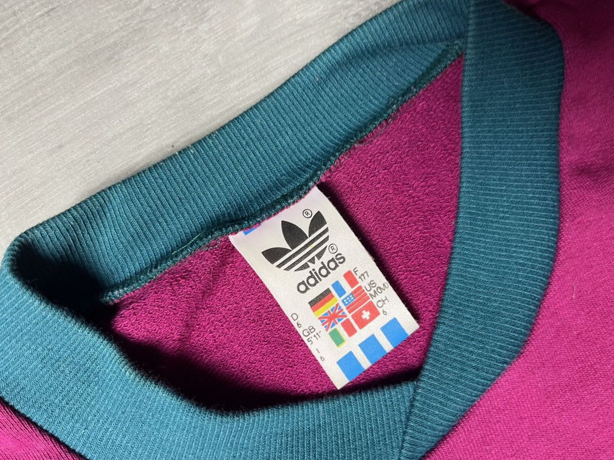 Adidas Vintage Adidas Raspberry Sweatshirt size Medium Size US M / EU 48-50 / 2 - 4 Thumbnail
