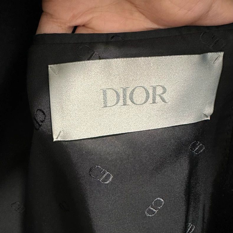 Dior Dior Black cashmere blue-necked coat 2501-Nextarrow Size US M / EU 48-50 / 2 - 3 Thumbnail