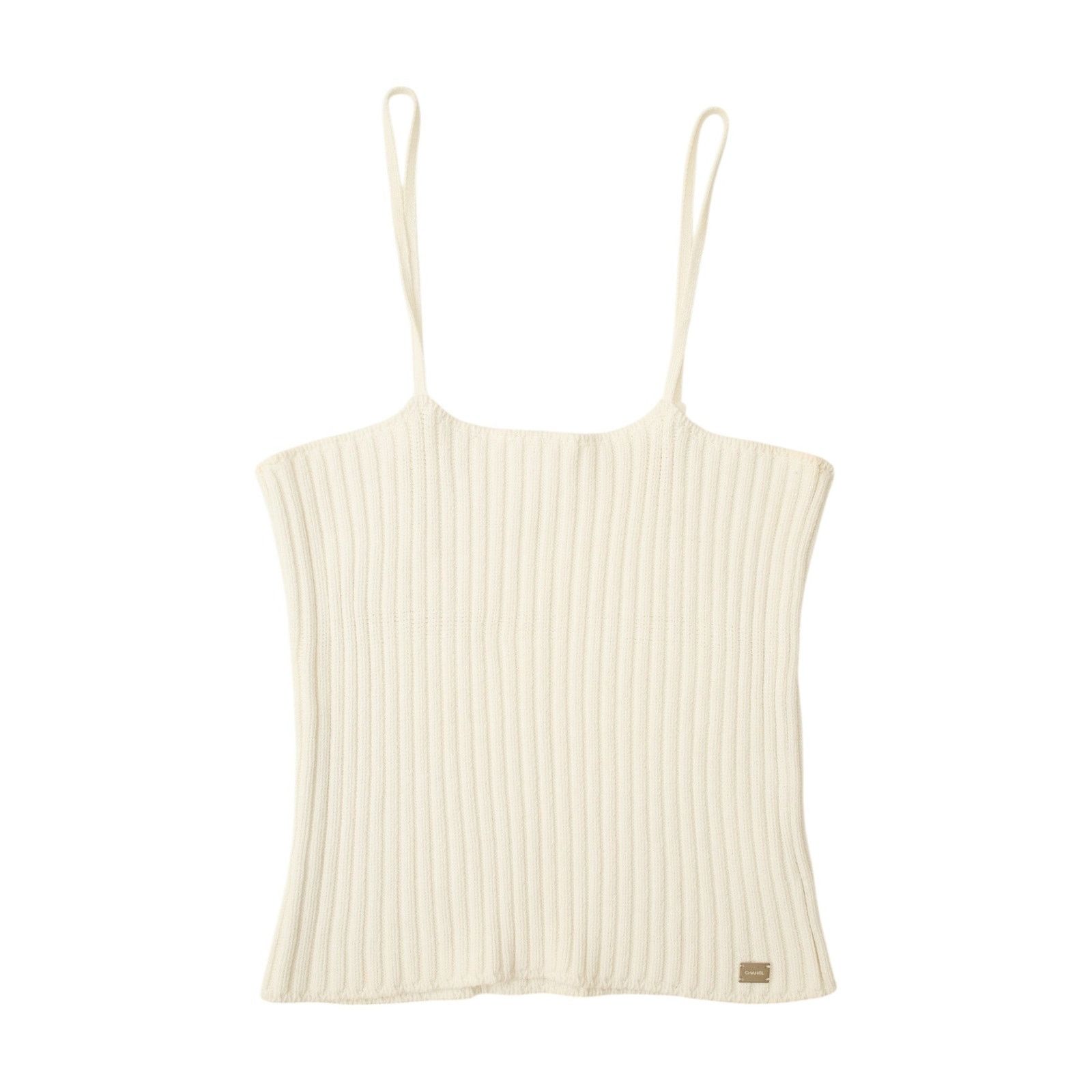 Chanel S/S 1999 Wool White Knit Top Size M / US 6-8 / IT 42-44 - 2 Thumbnail