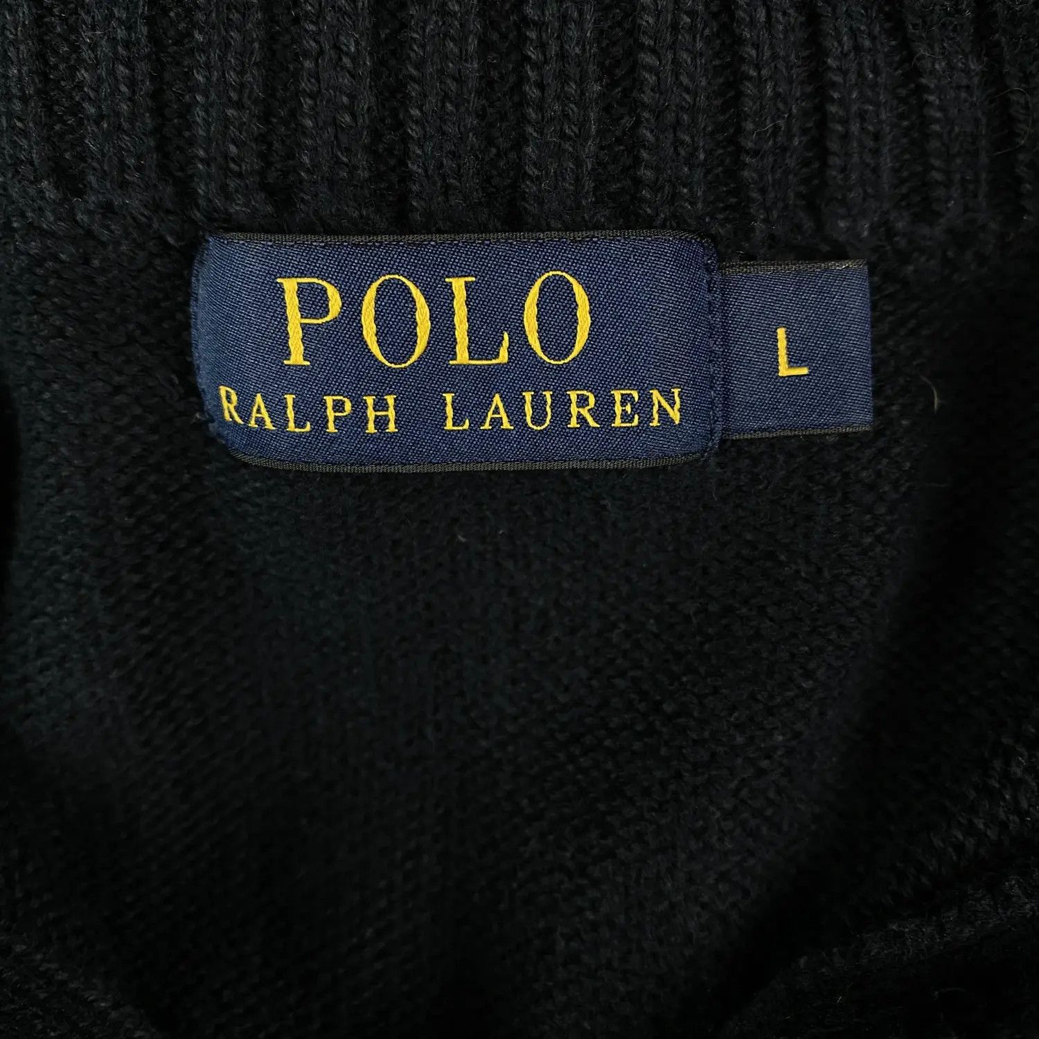 Polo Ralph Lauren Mens Sweater Long Sleeve Polo Ralph Lauren Size L Cotton Size US L / EU 52-54 / 3 - 4 Thumbnail