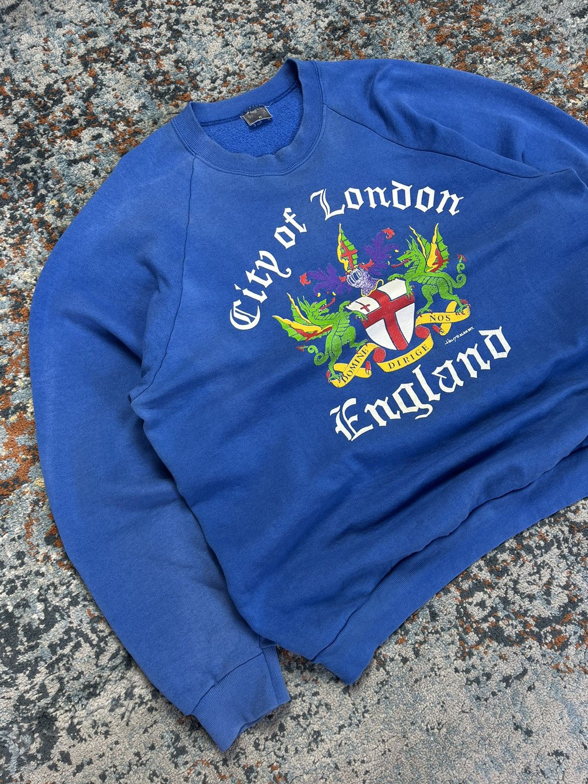 Other × Vintage Vintage 90s City of London England graphic sweatshirt Size US XL / EU 56 / 4 - 2 Thumbnail